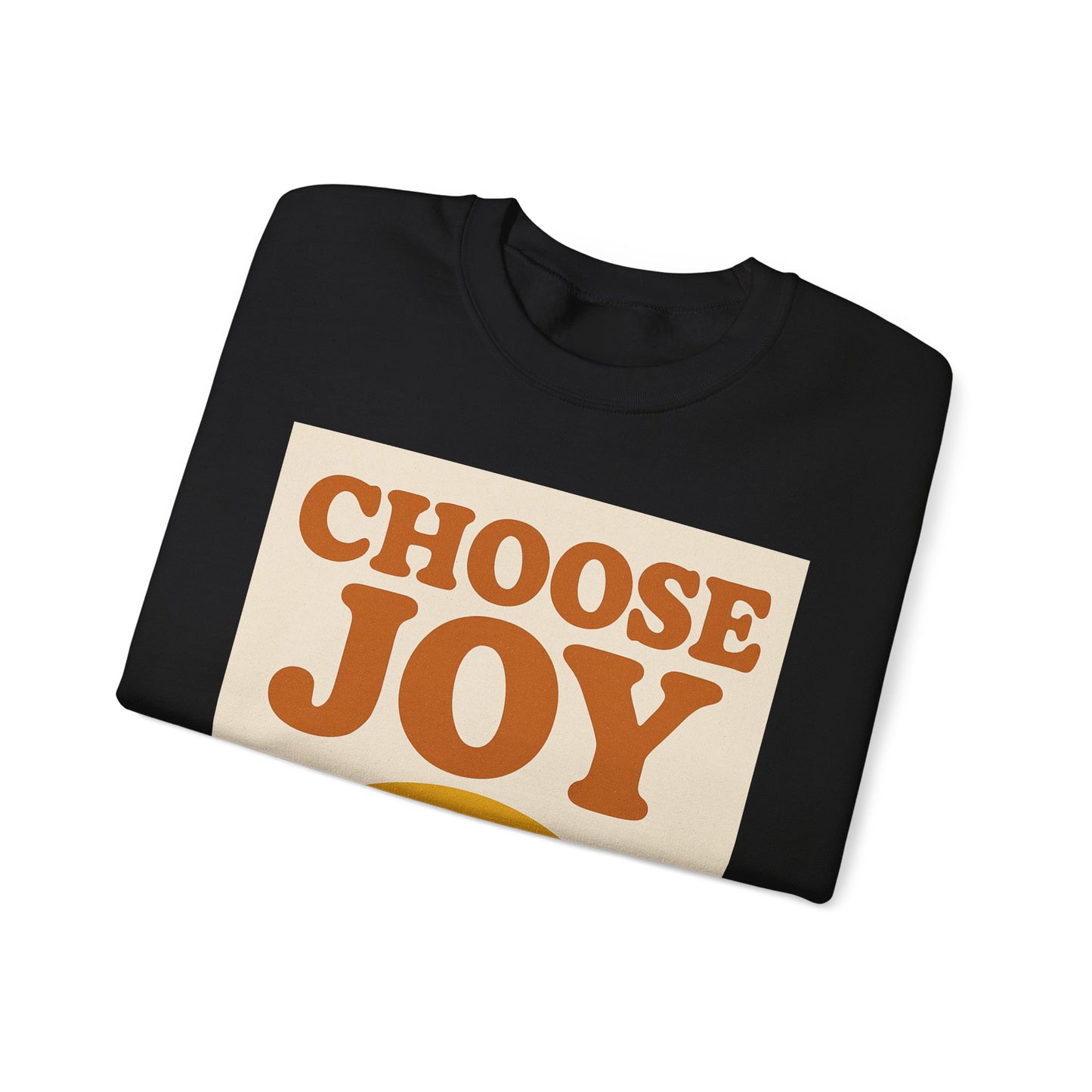 Choose Joy Rainbow Crewneck Sweatshirt, Unisex Sweatshirt, Motivational Gift, Cozy Layer, Fall Fashion, Positive Vibes