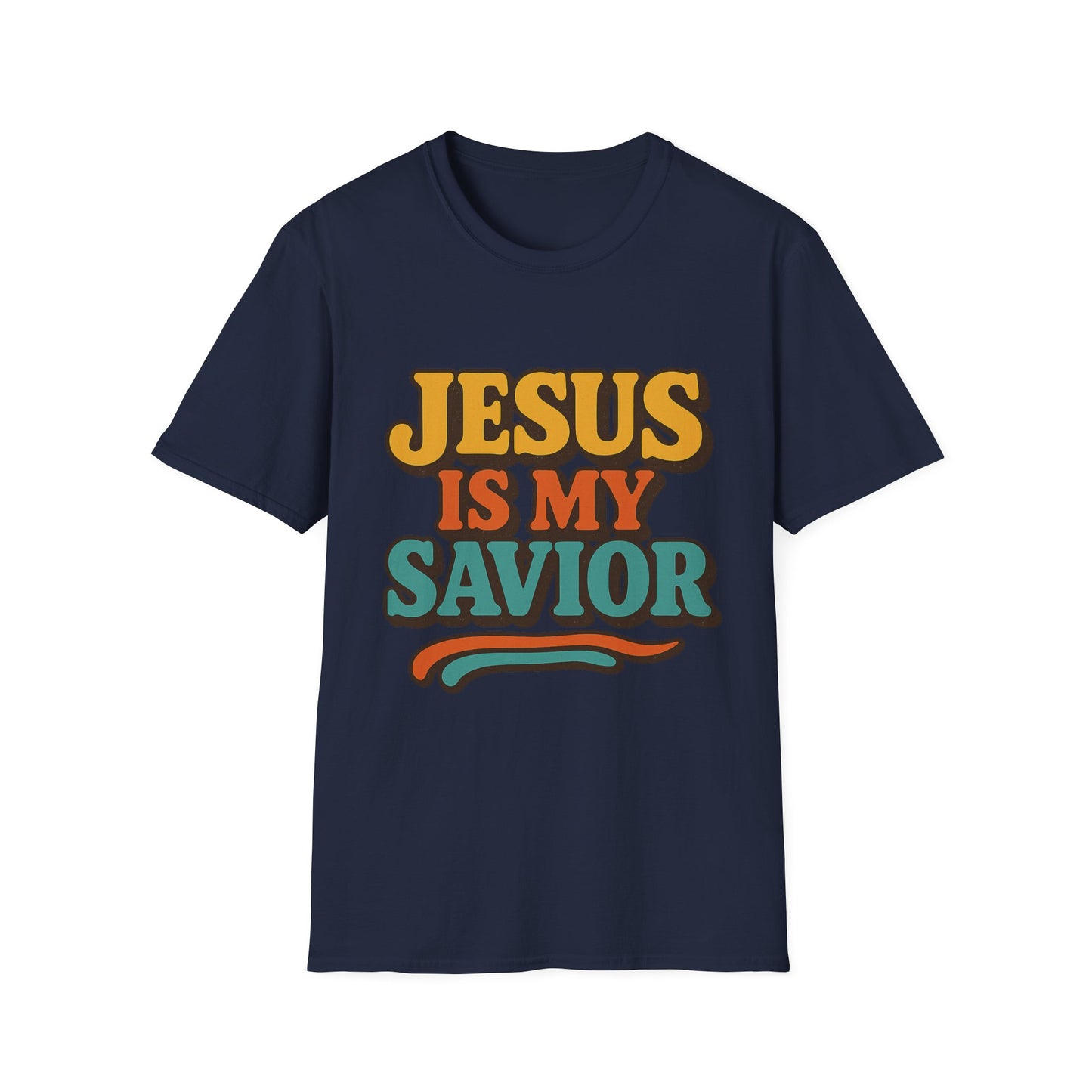 Jesus Is My Saviour Softstyle Christian Tee | Faith T-Shirt for Men & Women.