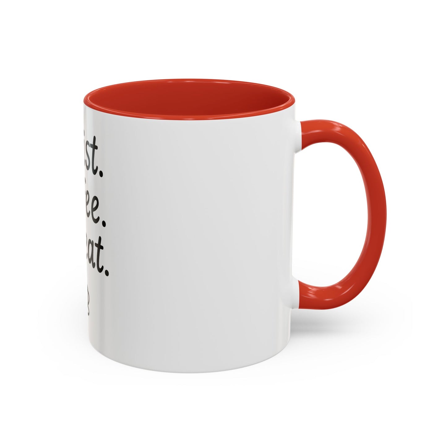 Christ Coffee Repeat Accent Mug | Christian Coffee Cup | 11oz