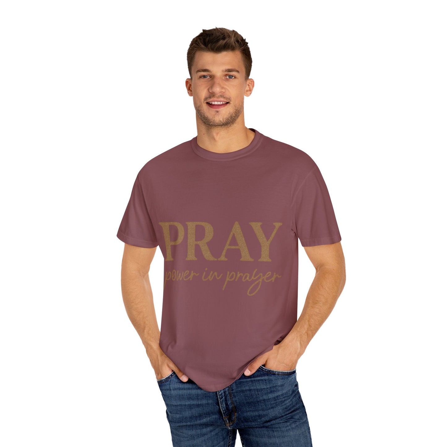 Pray Unisex T-Shirt – Minimal Christian Faith Tee