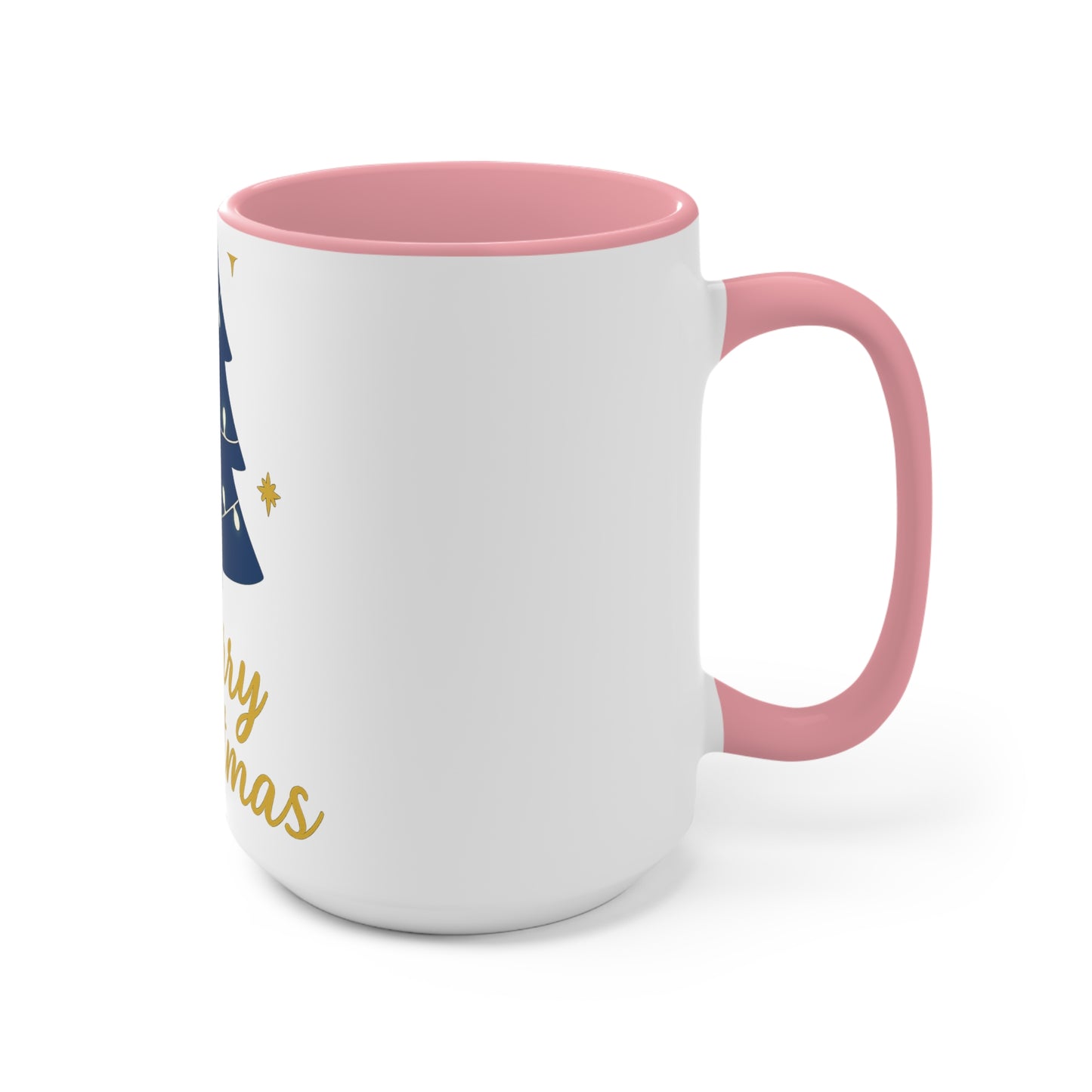 Merry Christmas Accent Mug – Festive Christian Holiday Gift with Scripture-Inspired Cheer