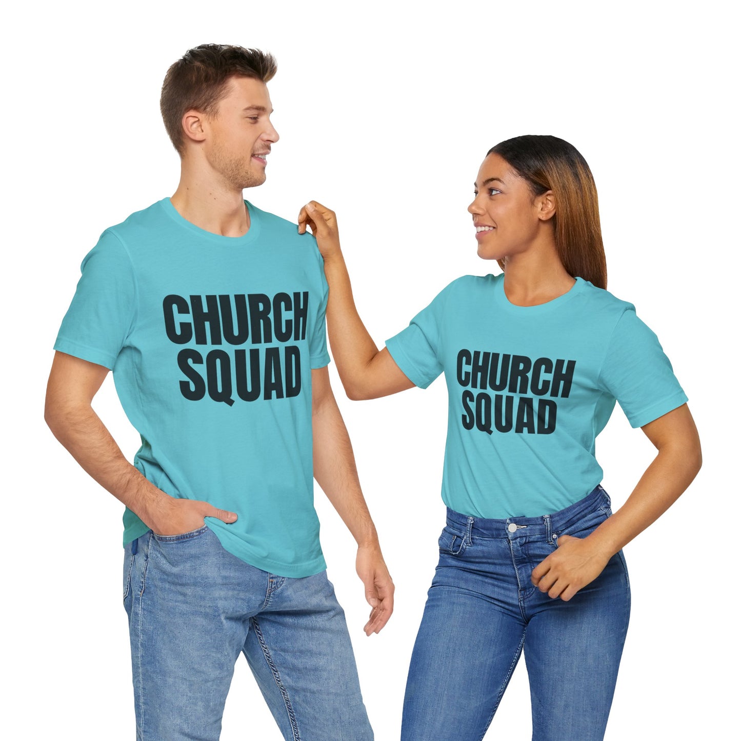 Church Squad Unisex Tee, Christian Apparel, Group Outing Shirt, Faith-Based Gift, Church Events Clothing