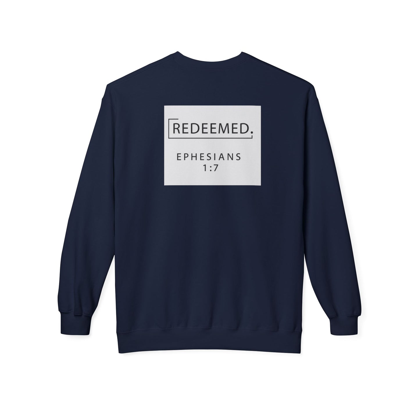 “Redemed” Crewneck Sweatshirt – Unisex Christian Apparel