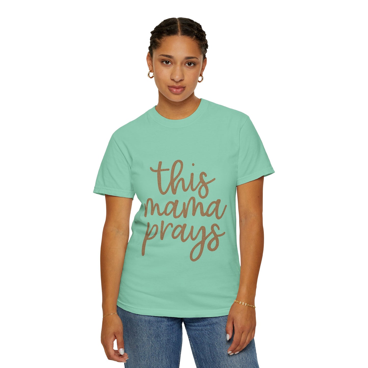 Mama Prays T-Shirt – Faith & Family Christian Unisex Tee