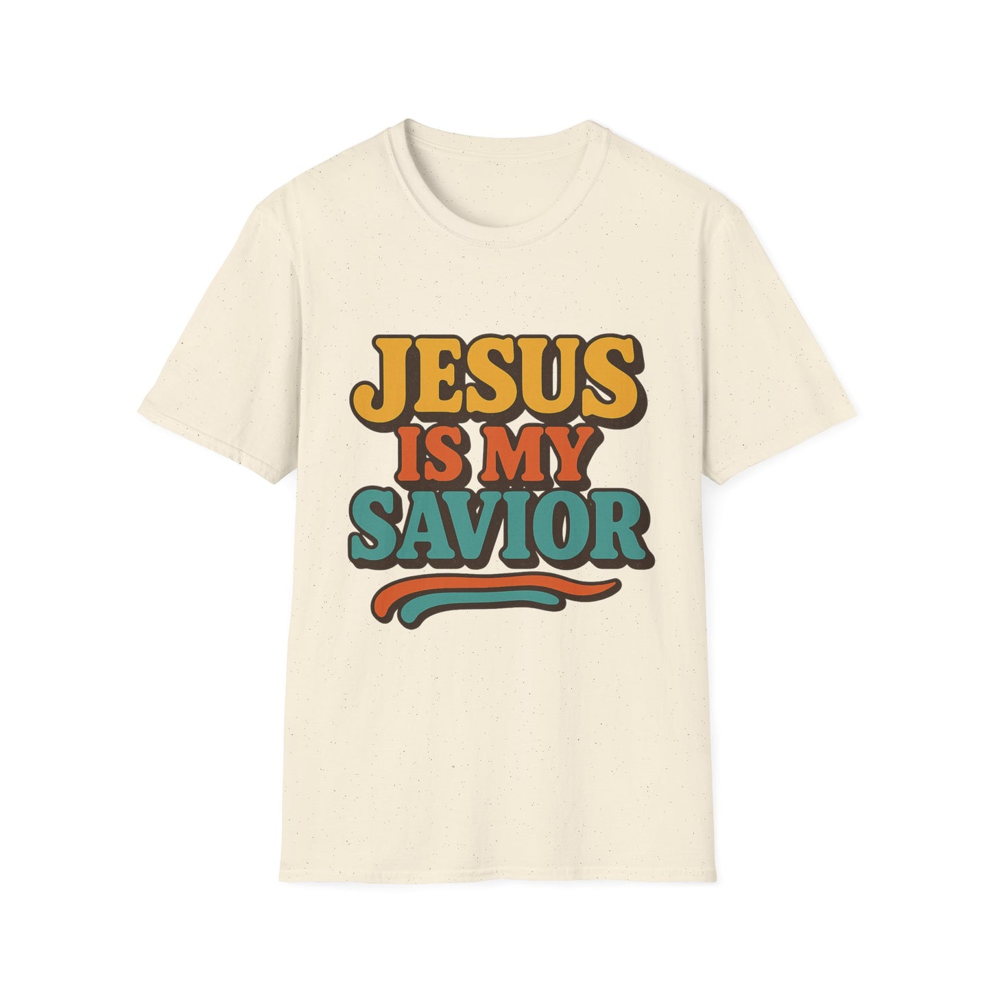 Jesus Is My Saviour Softstyle Christian Tee | Faith T-Shirt for Men & Women.