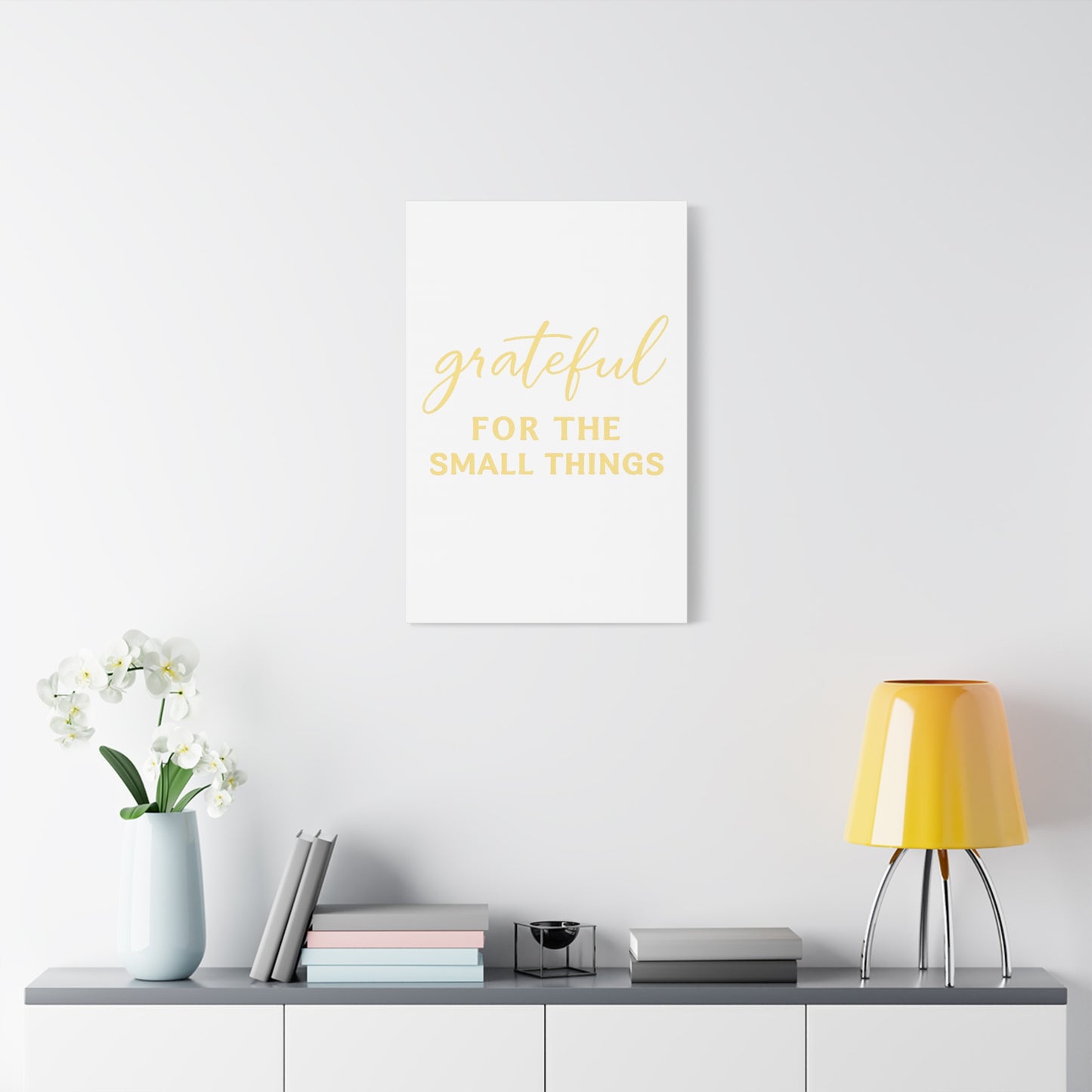 Grateful Wall Art | Inspirational Christian Home Decor - Matte Canvas, Stretched, 1.25"