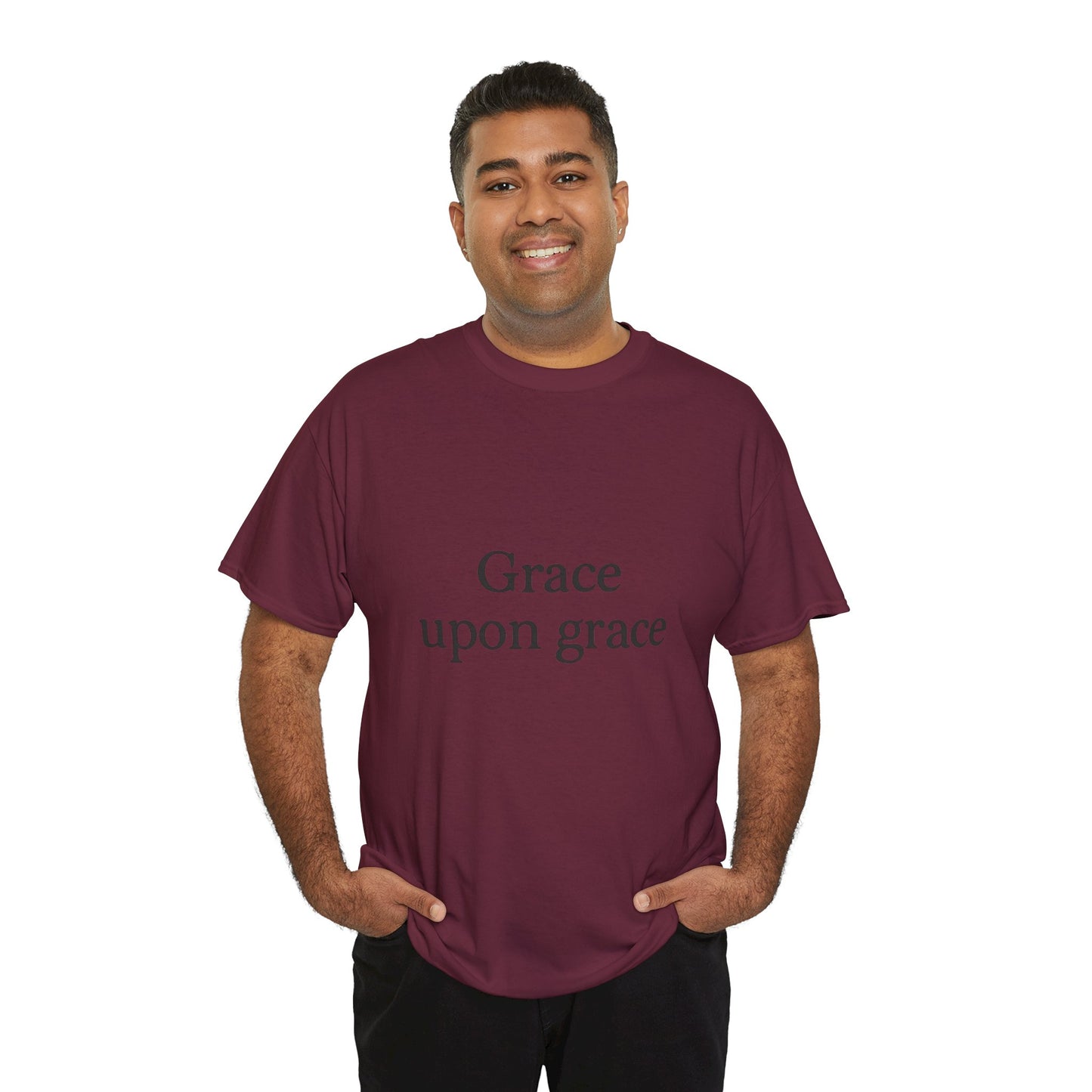 Grace Upon Grace T-Shirt – Elegant Christian Faith Unisex Tee