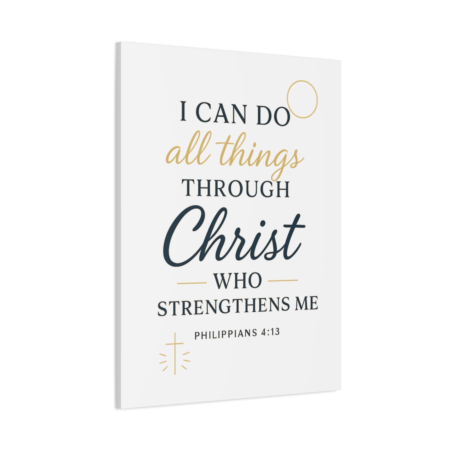 Philippians 4:13 Wall Art | Christian Scripture Home Decor