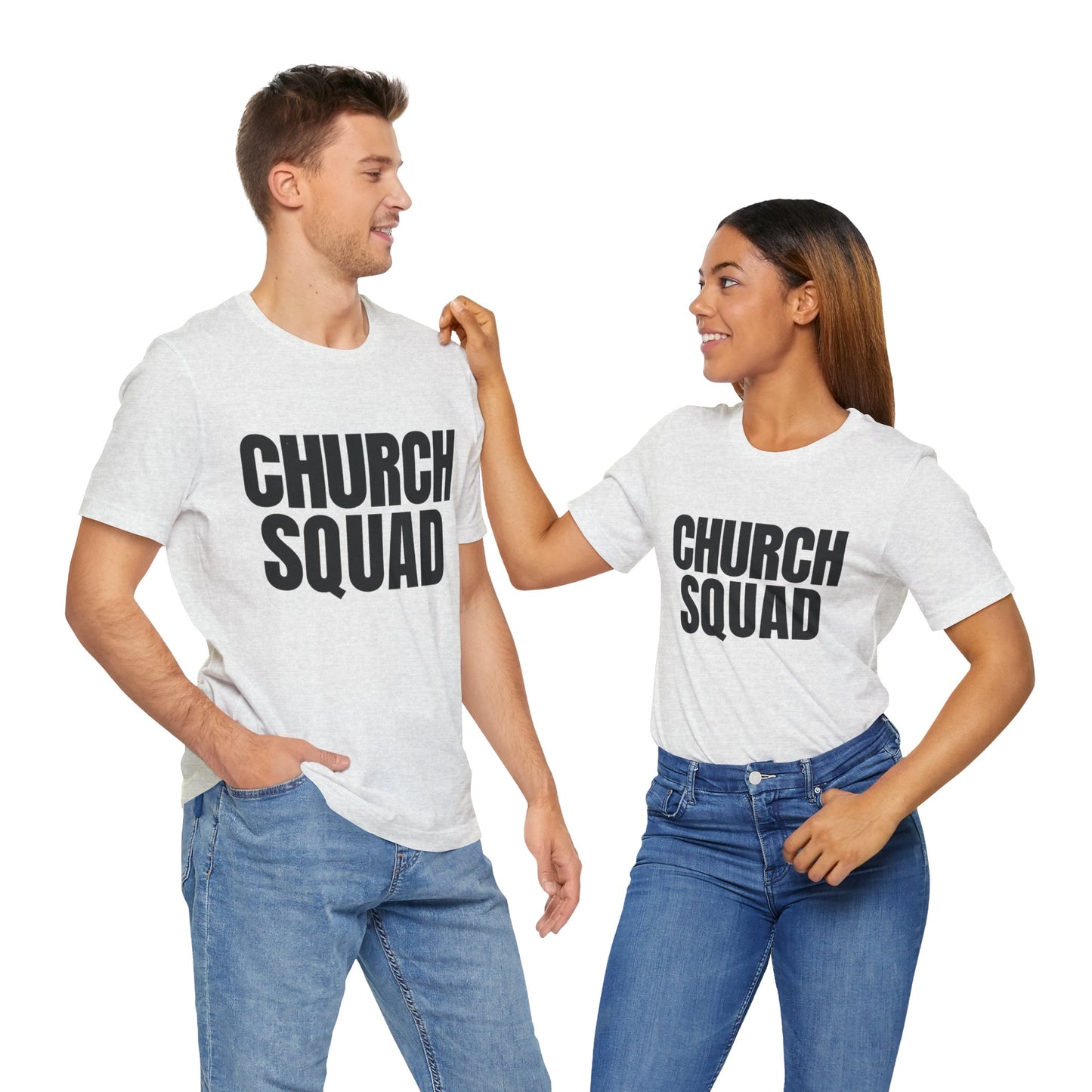 Church Squad Unisex Tee, Christian Apparel, Group Outing Shirt, Faith-Based Gift, Church Events Clothing