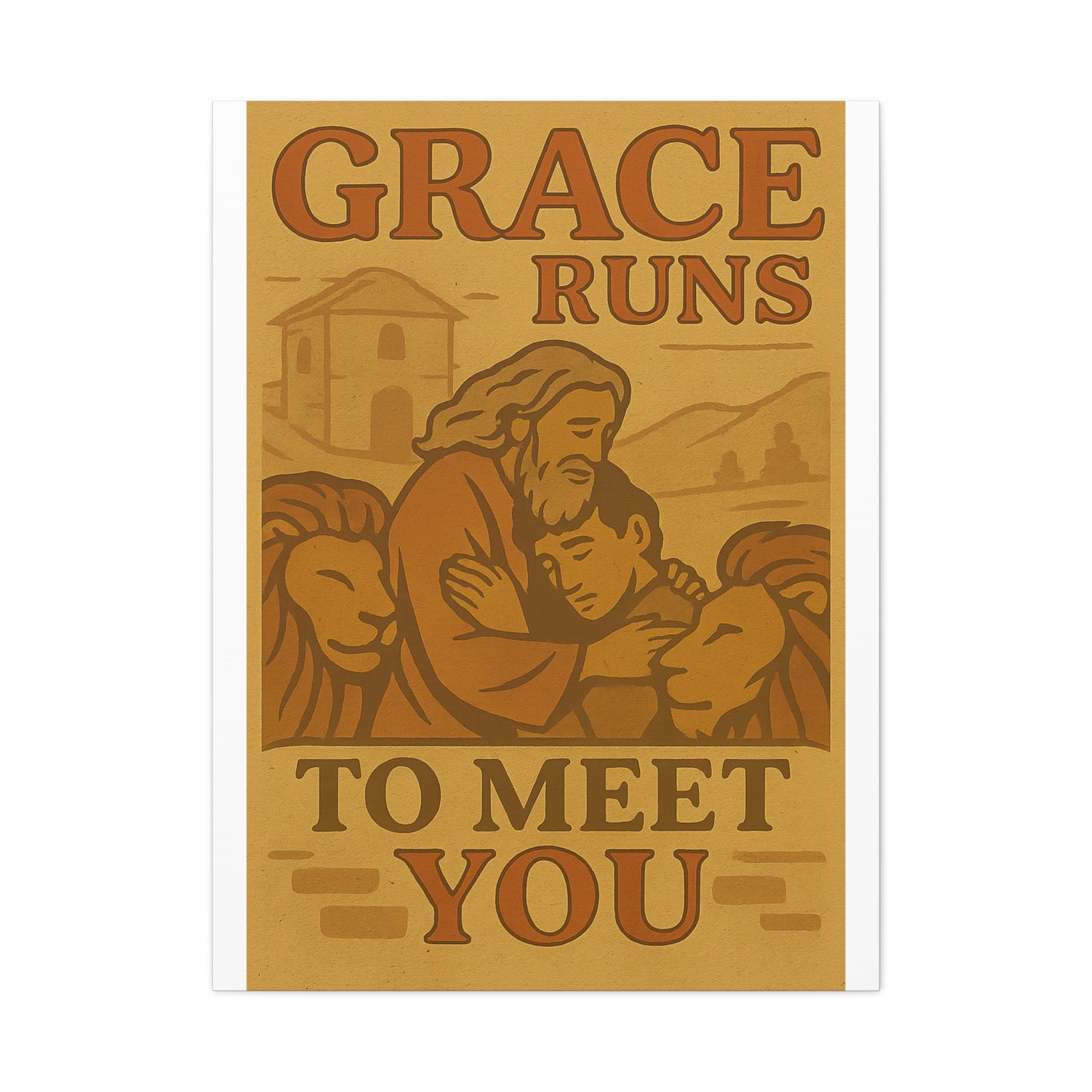The Prodigal Son Wall Art | Vintage Christian Poster – Redemption & Grace Illustration.