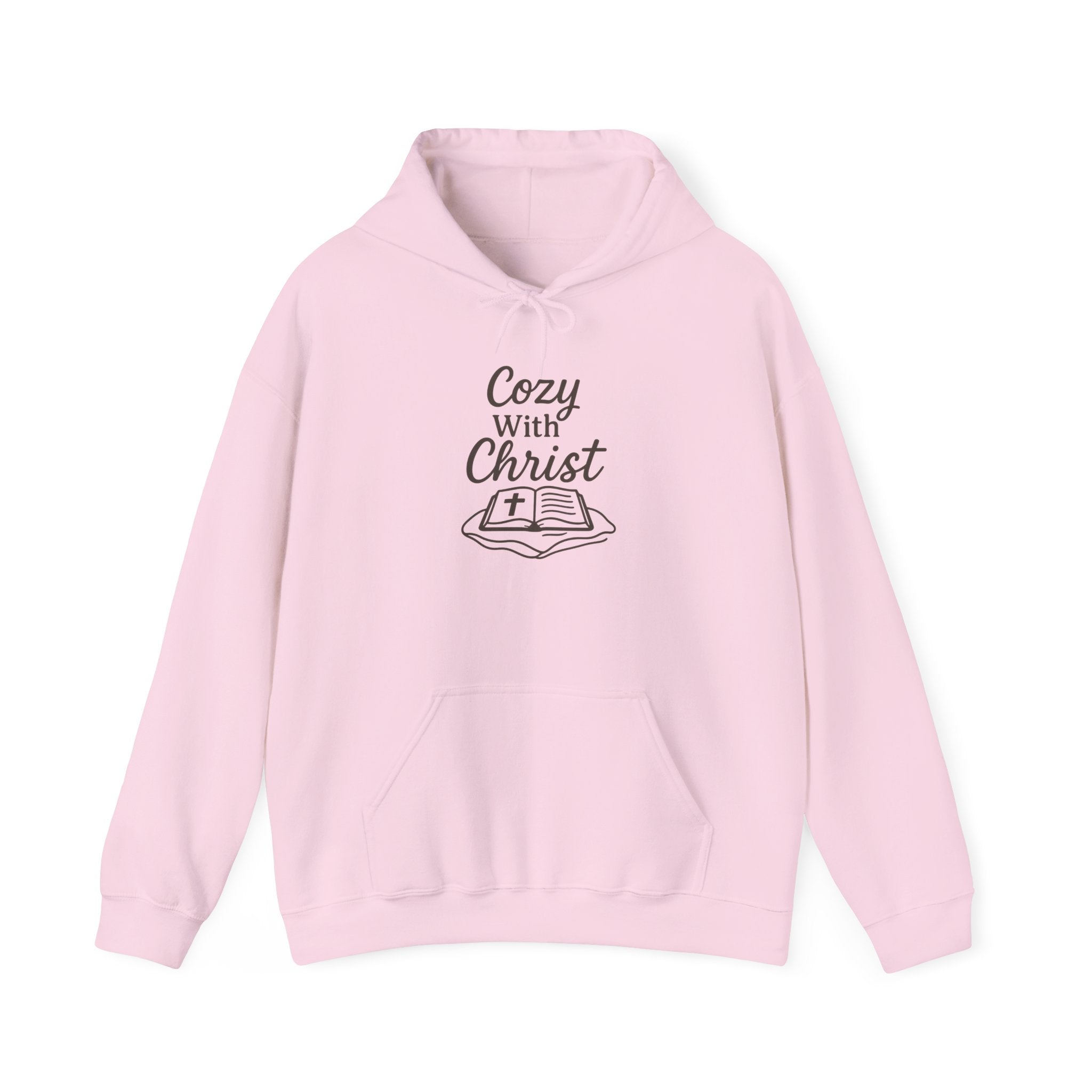 Cozy With Christ Hooded Sweatshirt | Christian Comfort Hoodie | Lexad Designs