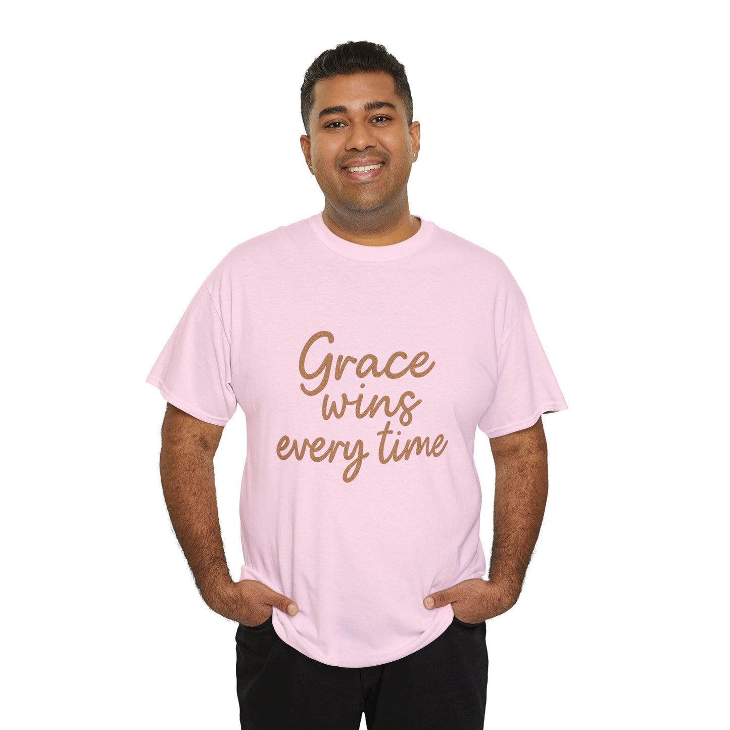 Grace Wins Every Time T-Shirt – Inspirational Christian Unisex Tee