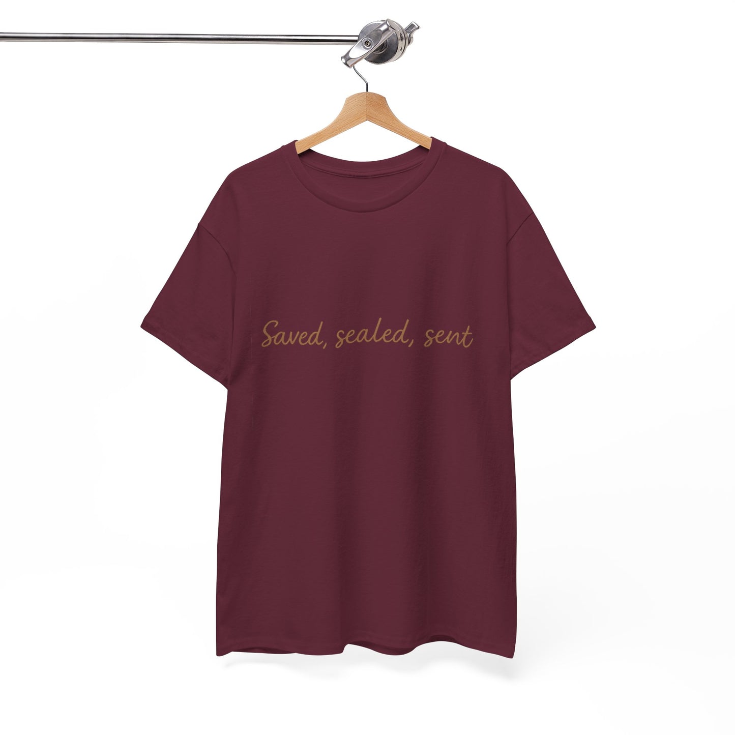Saved. Sealed. Sent. T-Shirt – Bold Christian Mission Unisex Tee