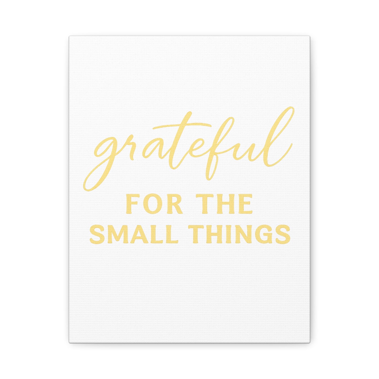 Grateful Wall Art | Inspirational Christian Home Decor - Matte Canvas, Stretched, 1.25"