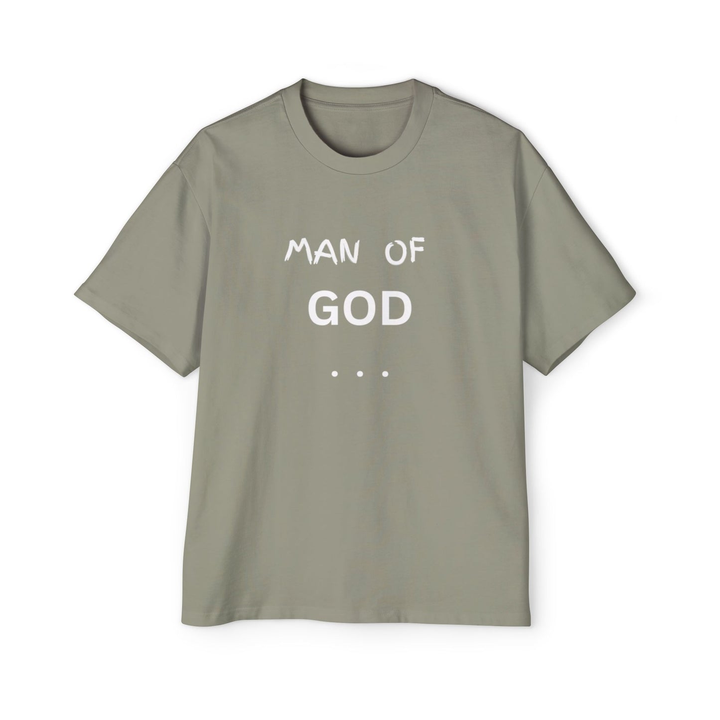 Christian Men’s T-Shirt – Bold “Man of God” Faith Tee