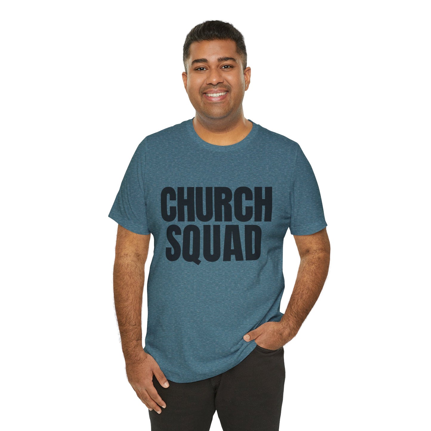 Church Squad Unisex Tee, Christian Apparel, Group Outing Shirt, Faith-Based Gift, Church Events Clothing
