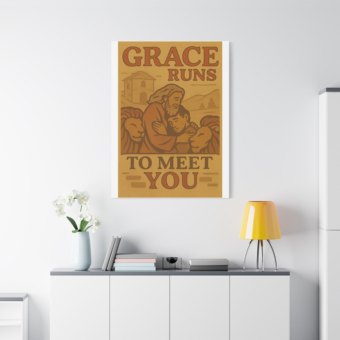 The Prodigal Son Wall Art | Vintage Christian Poster – Redemption & Grace Illustration.