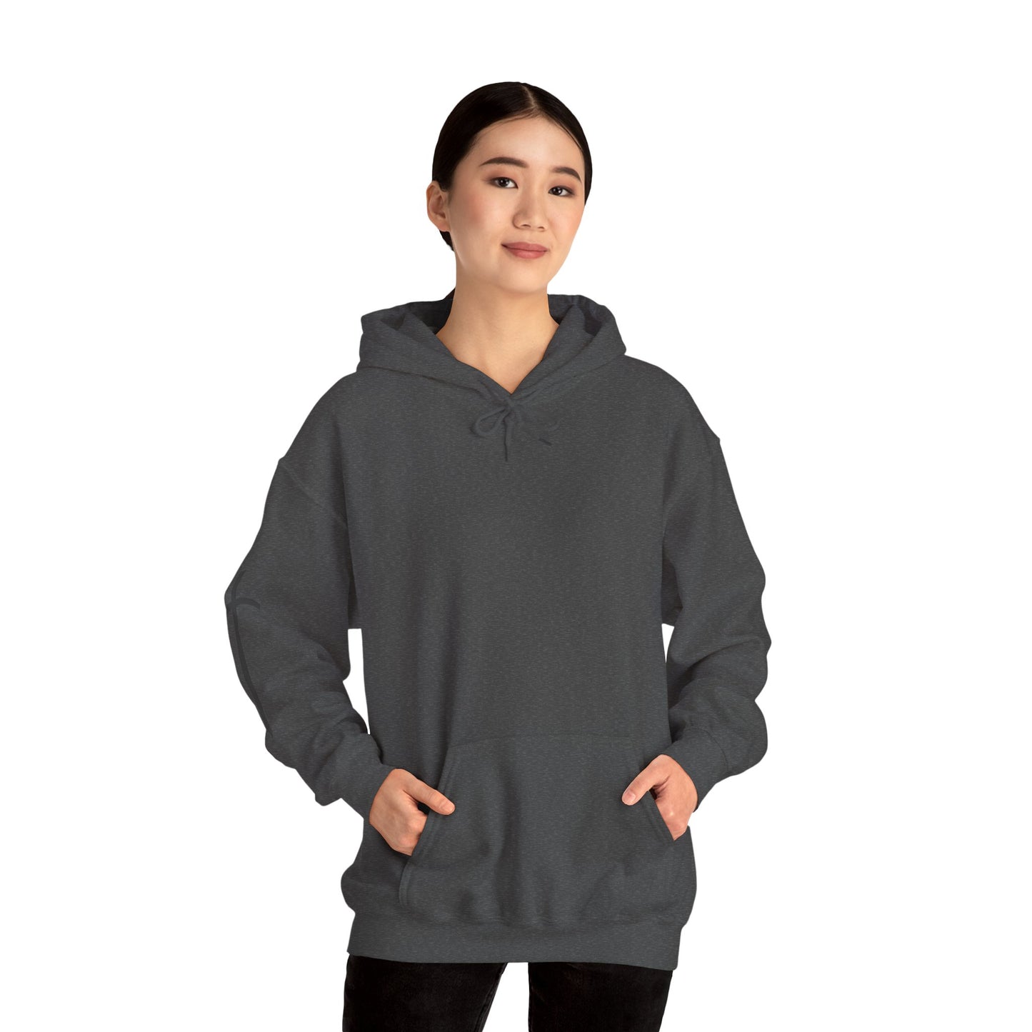 Cross Sleeve Unisex Hoodie | Faith Apparel | Heavy Blend Sweatshirt