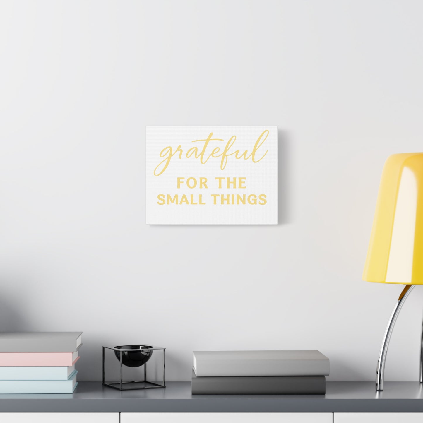 Grateful Wall Art | Inspirational Christian Home Decor - Matte Canvas, Stretched, 1.25"
