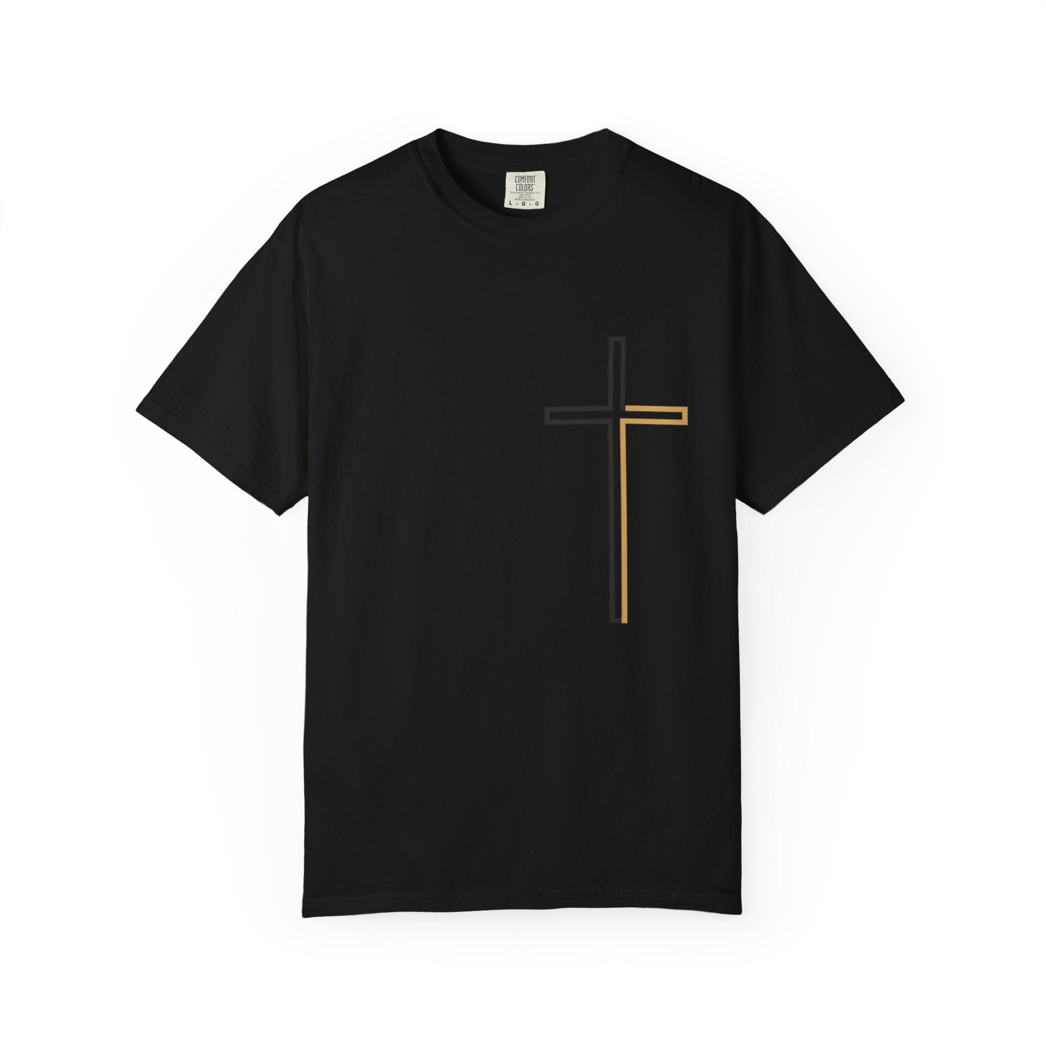 Christian Cross T-Shirt — “There Is Power in the Name of Jesus” Faith Tee | Premium Inspirational Shirt by Lexad Designs
