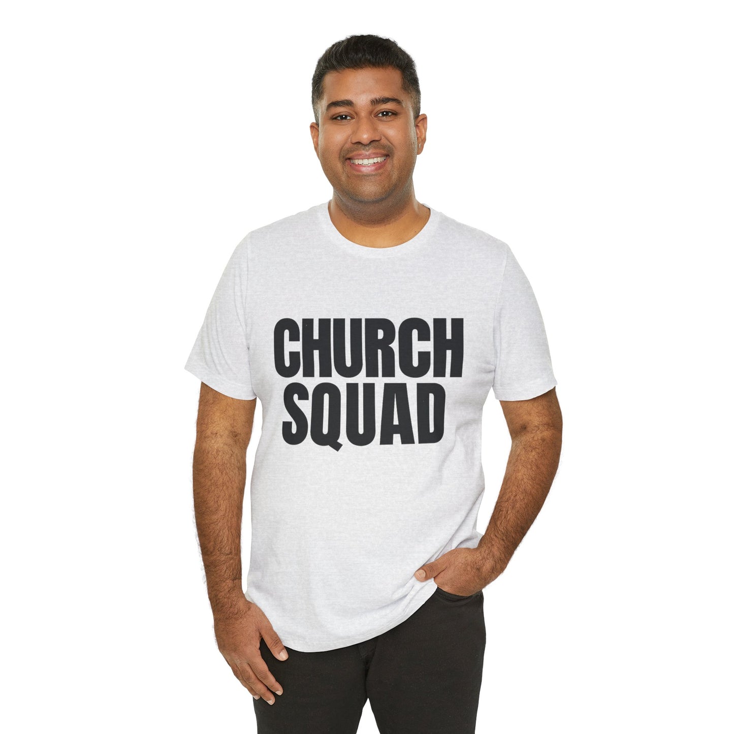 Church Squad Unisex Tee, Christian Apparel, Group Outing Shirt, Faith-Based Gift, Church Events Clothing