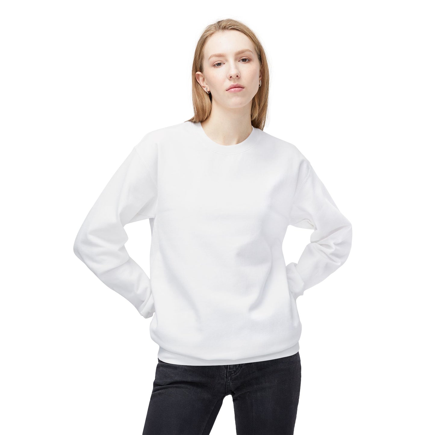 Faith-Inspired Soft Fleece Sweatshirt - Jesus Has My Back, Comfortable Crewneck, Inspirational Gift, Religious Apparel, Casual Wear, [...]
