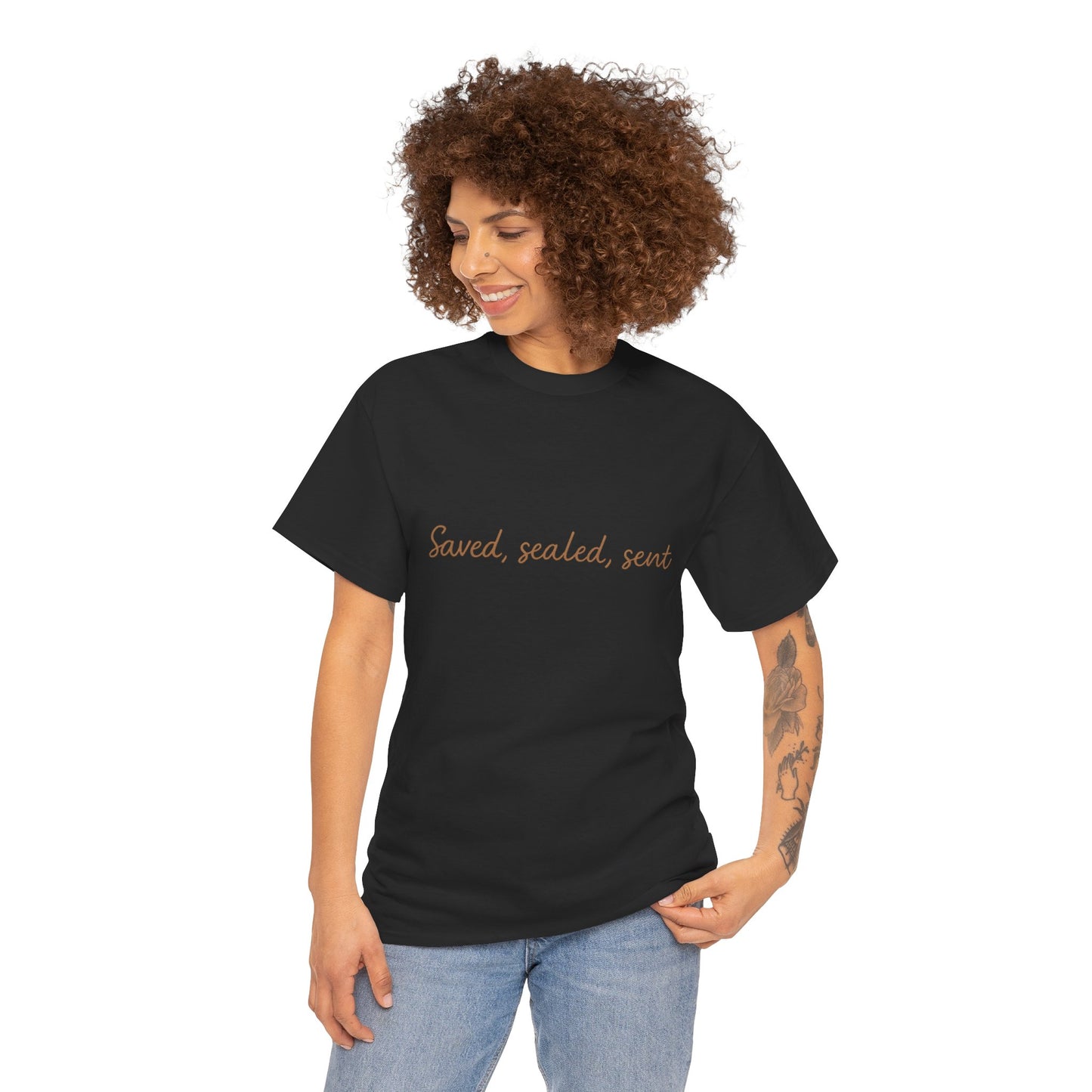 Saved. Sealed. Sent. T-Shirt – Bold Christian Mission Unisex Tee