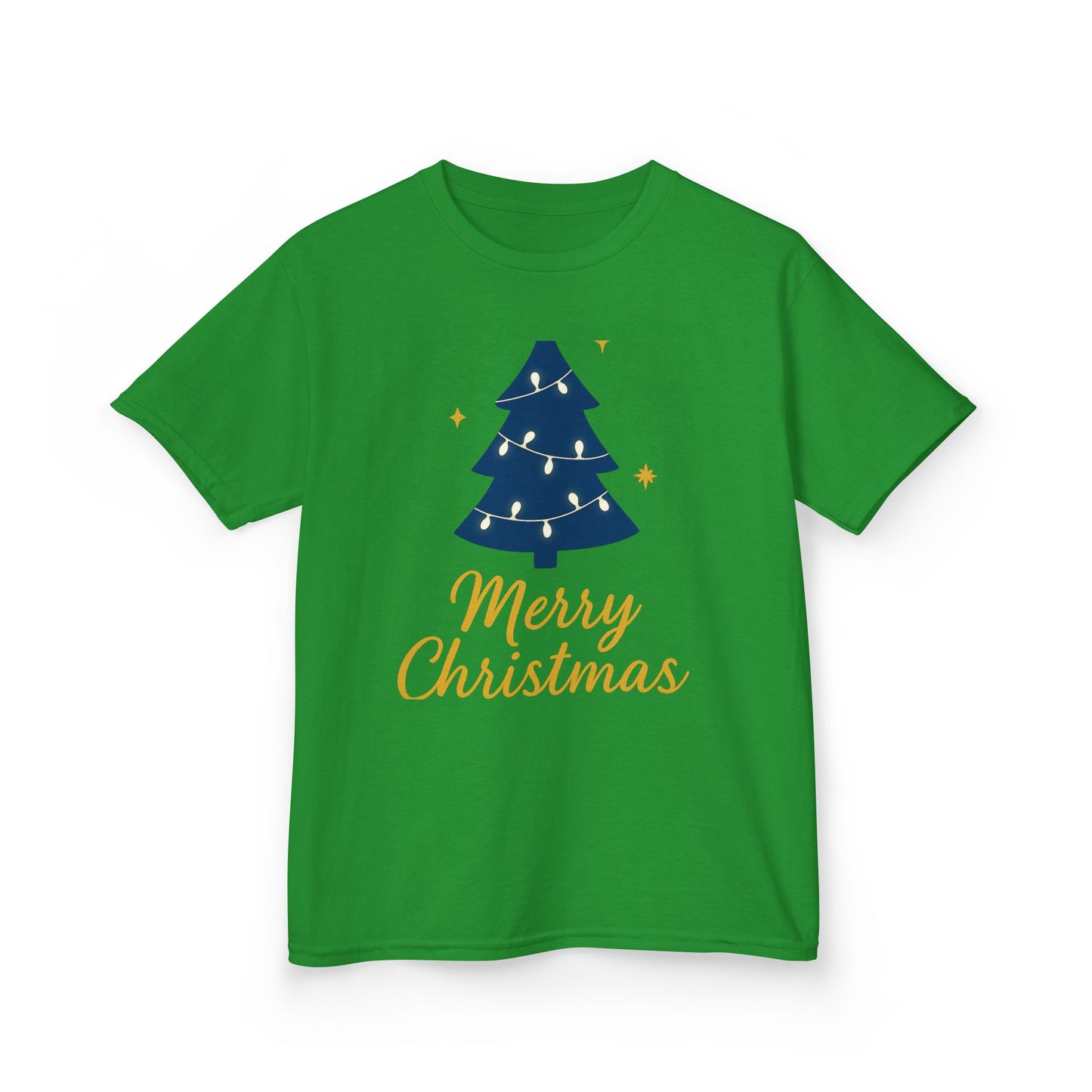 Merry Christmas Kids Heavy Cotton Tee – Christian Holiday Shirt for Children