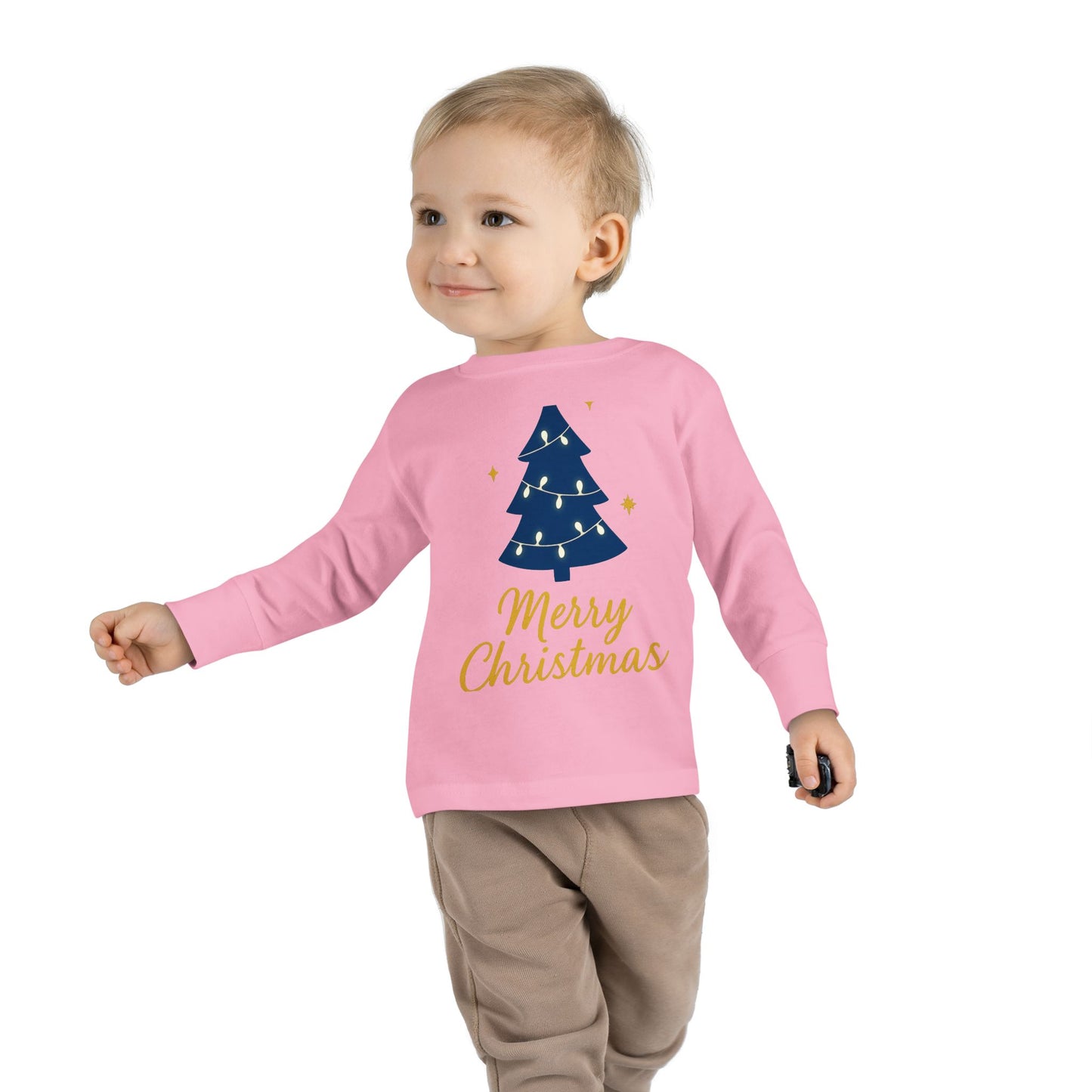 Merry Christmas Toddler Long Sleeve Tee