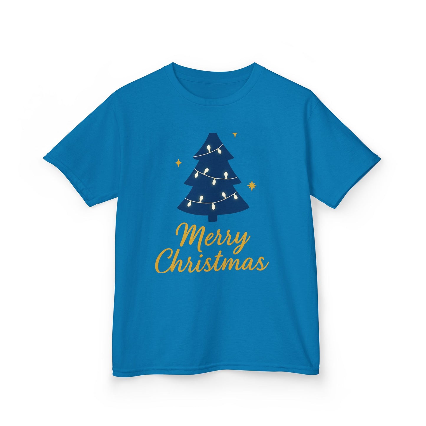 Merry Christmas Kids Heavy Cotton Tee – Christian Holiday Shirt for Children