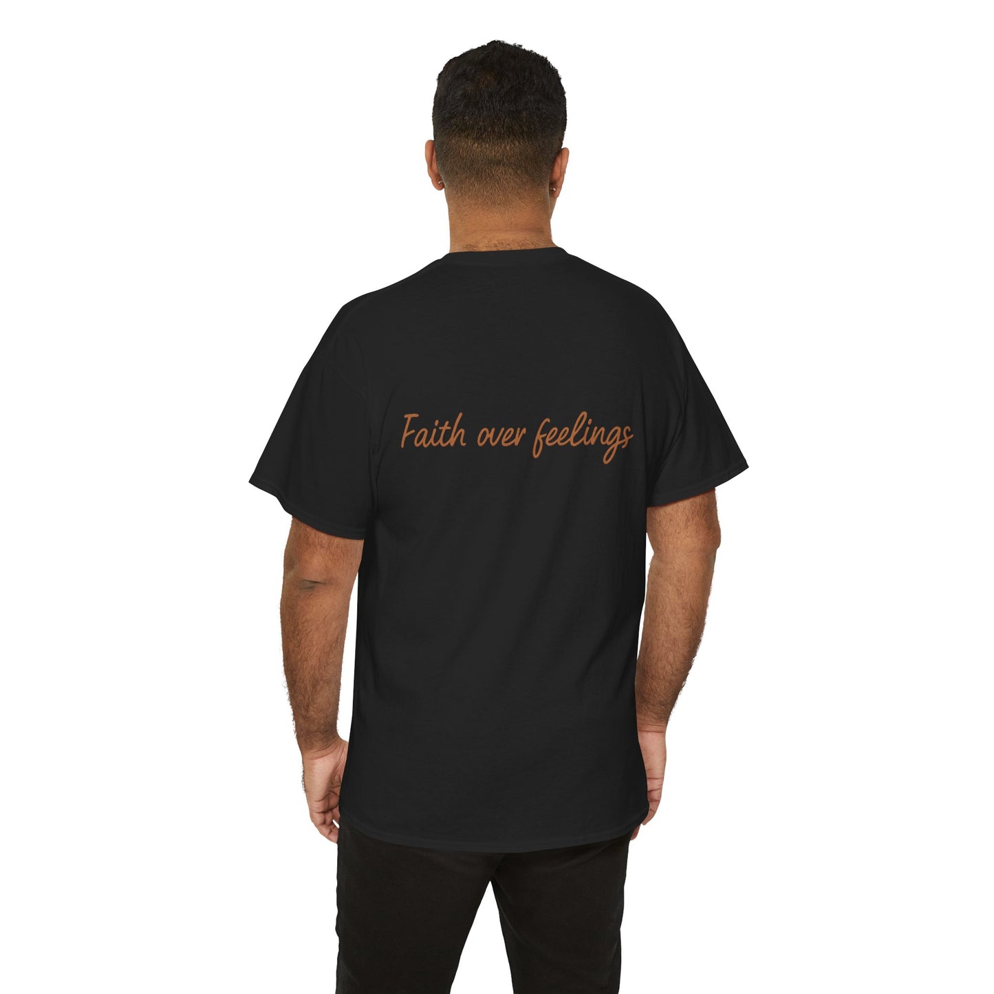 Faith Over Feelings T-Shirt – Bold Christian Unisex Tee