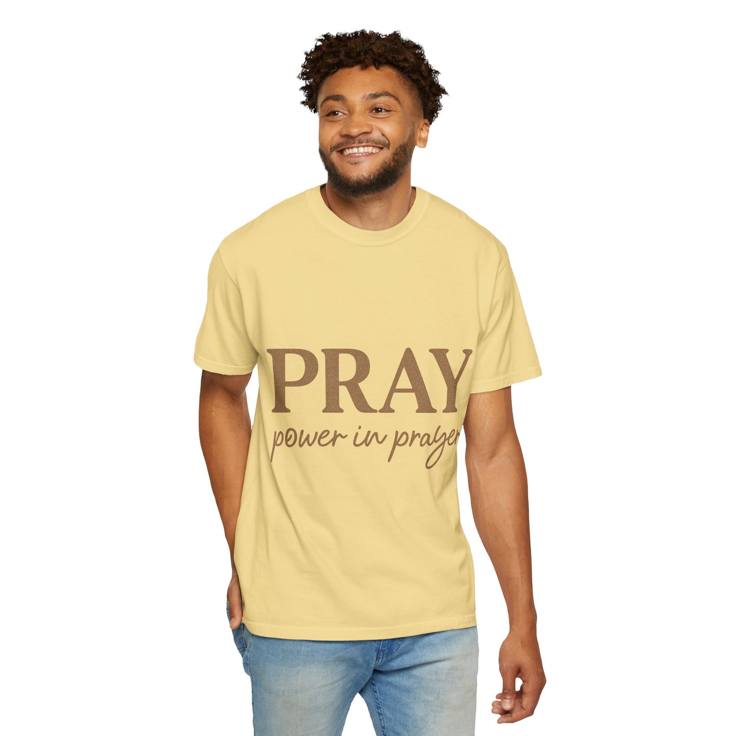 Pray Unisex T-Shirt – Minimal Christian Faith Tee