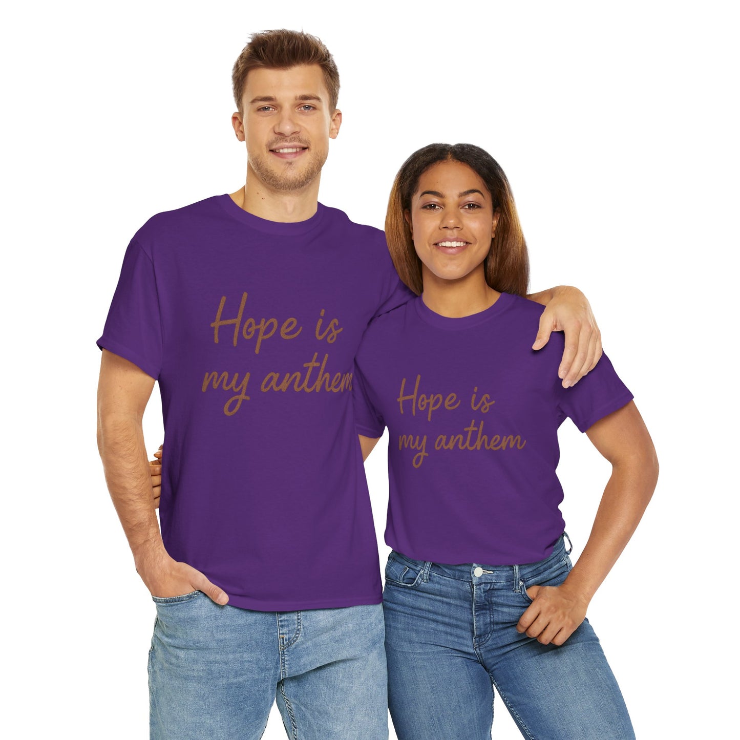 Hope Is My Anthem T-Shirt – Inspirational Christian Unisex Tee