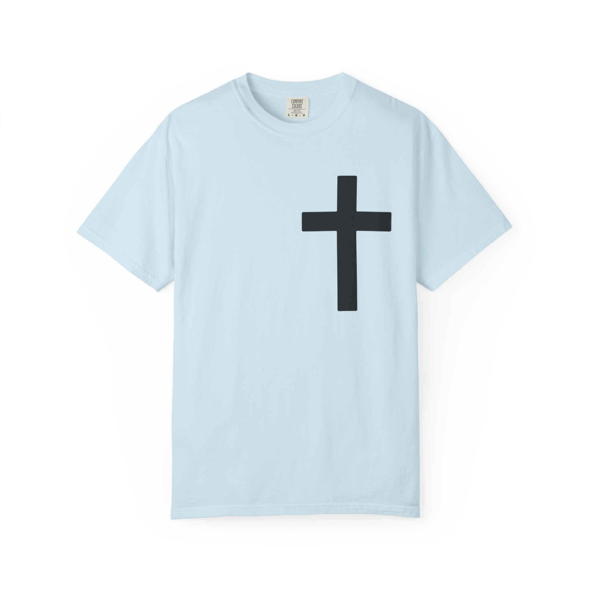 Cross “Jesus Is King” Faith Tee – Premium Comfort Colors® Vintage Christian Shirt | Lexad Designs
