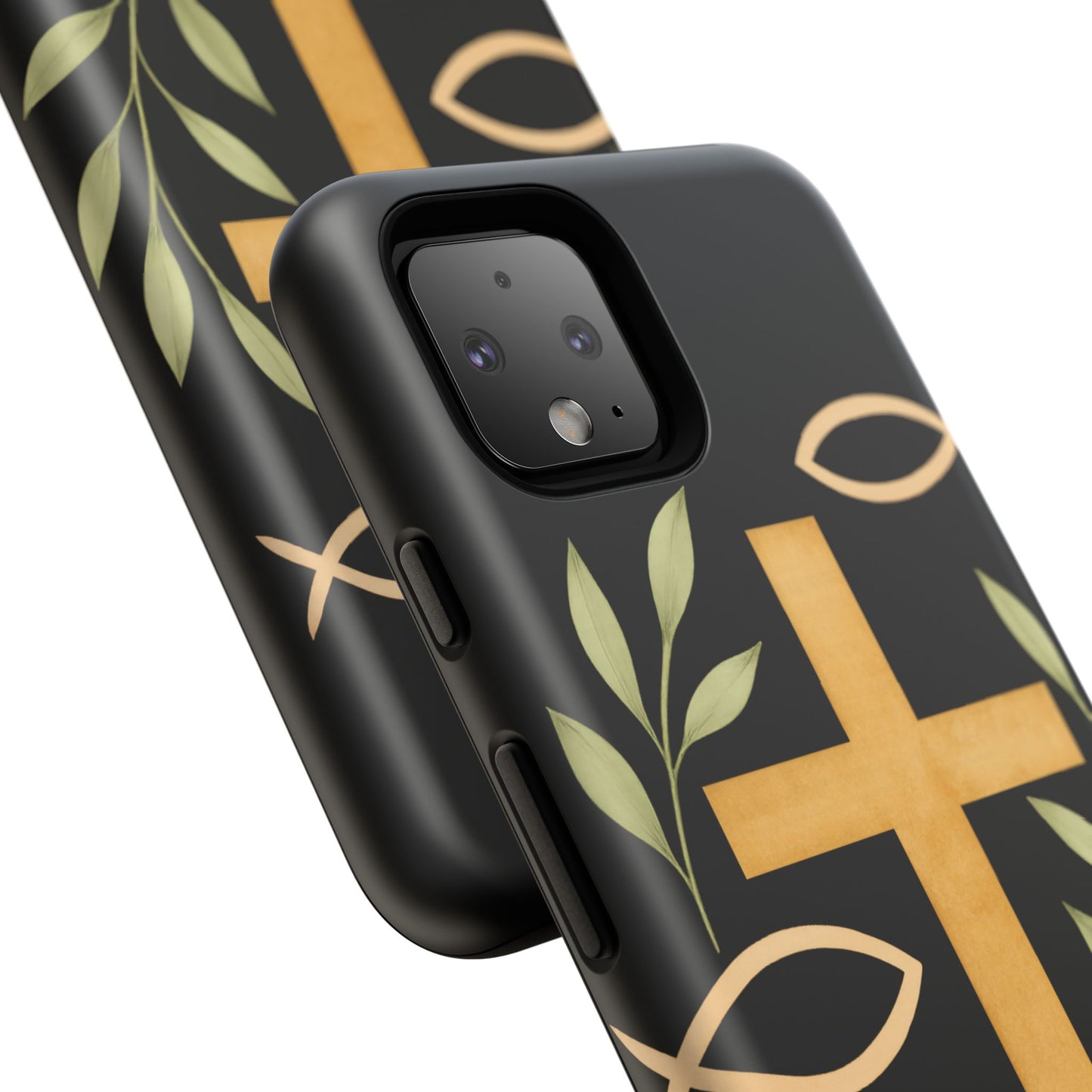 Christian Faith Phone Case with Floral Design