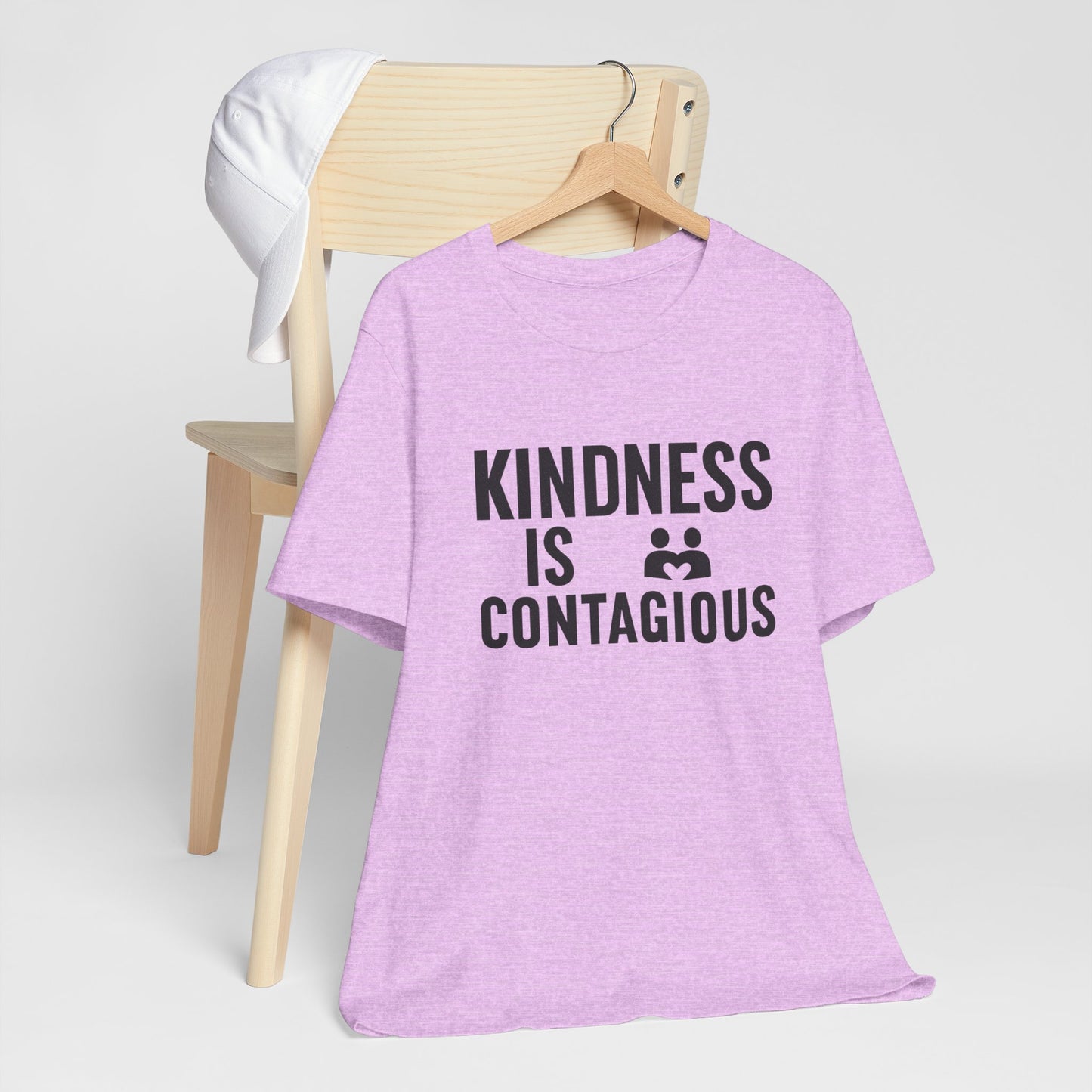 Kindness is Contagious Unisex T-Shirt | Soft Jersey Short Sleeve