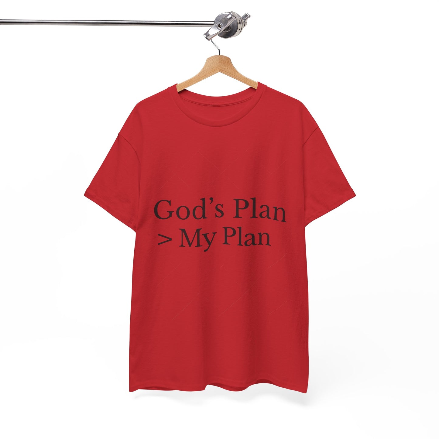 God’s Plan > My Plan T-Shirt – Christian Faith Unisex Tee