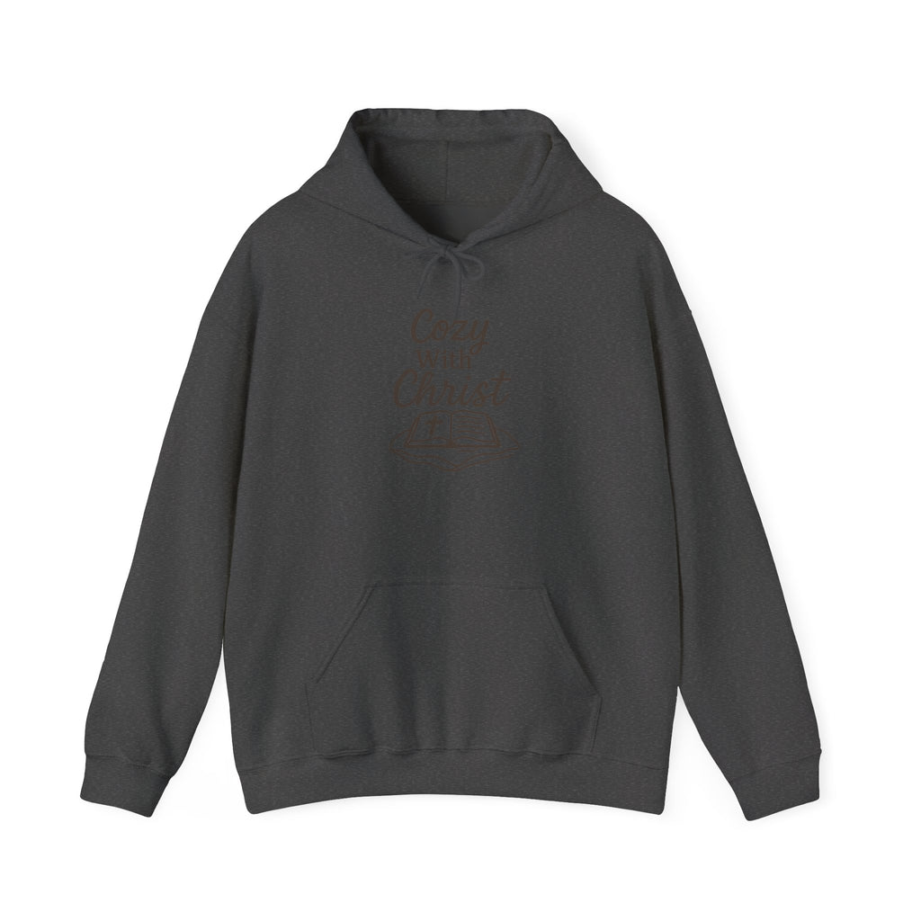 Cozy With Christ Hooded Sweatshirt | Christian Comfort Hoodie | Lexad Designs