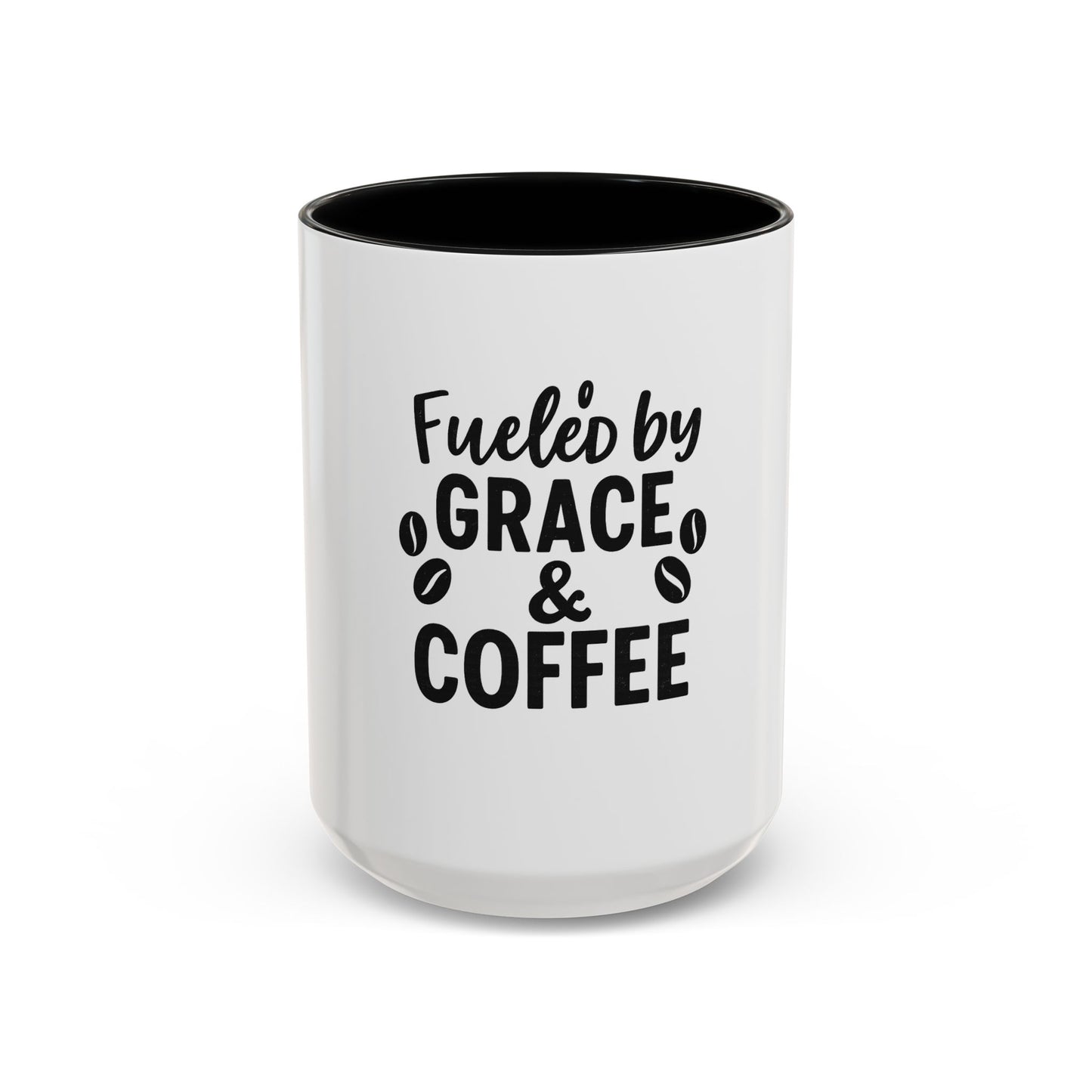 Fueled by Grace & Coffee Mug – Faith & Motivation