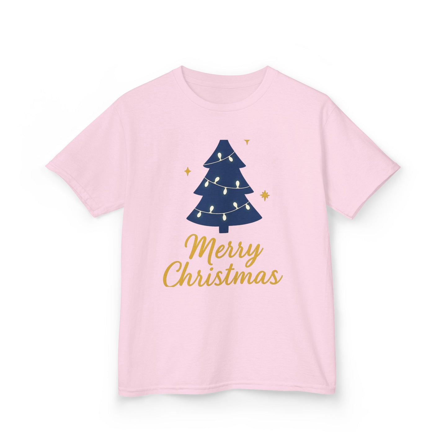 Merry Christmas Kids Heavy Cotton Tee – Christian Holiday Shirt for Children