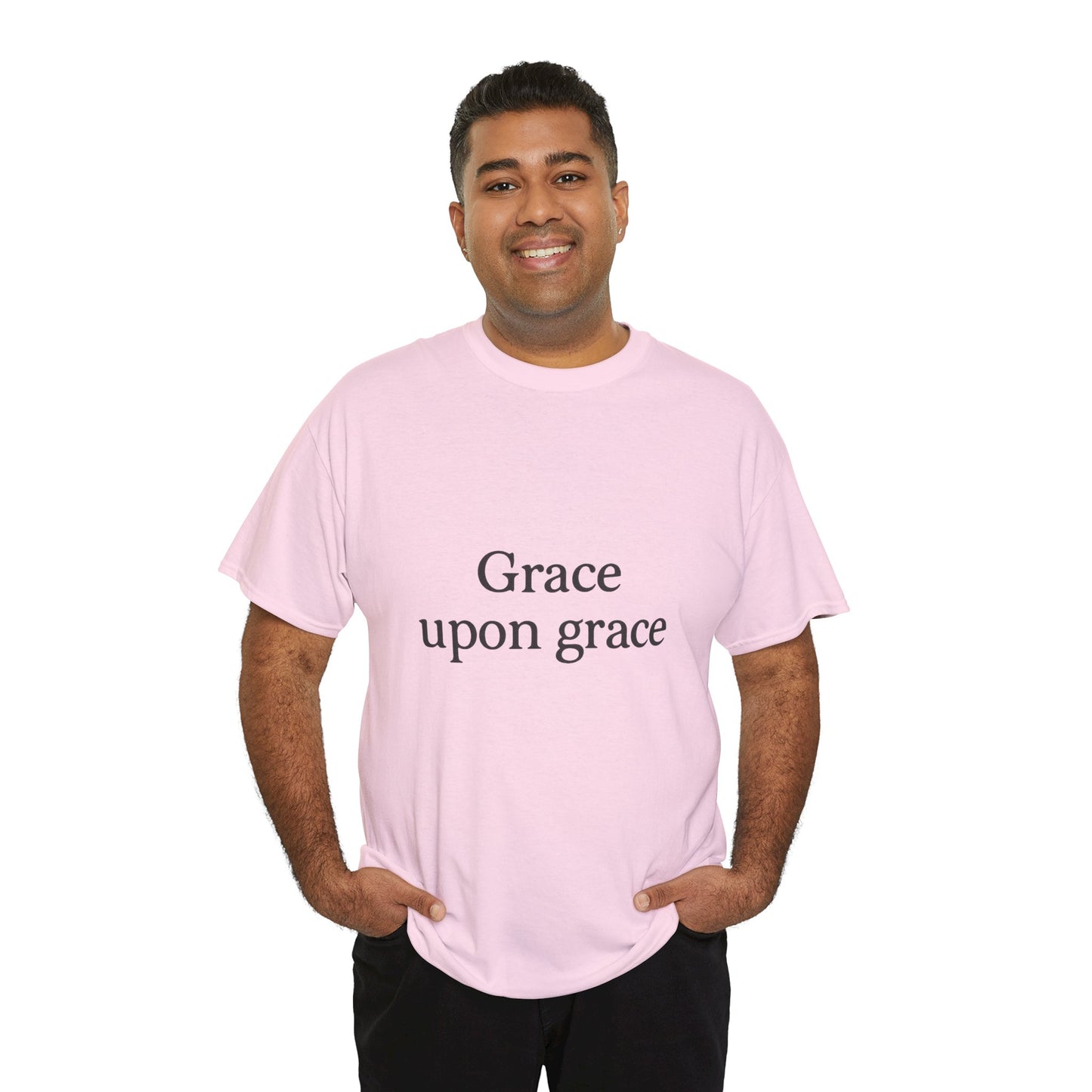 Grace Upon Grace T-Shirt – Elegant Christian Faith Unisex Tee