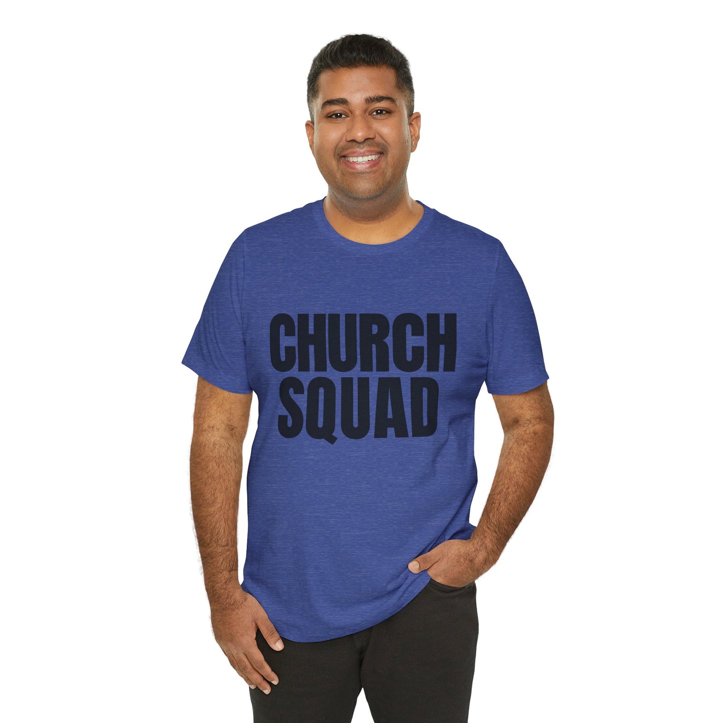 Church Squad Unisex Tee, Christian Apparel, Group Outing Shirt, Faith-Based Gift, Church Events Clothing