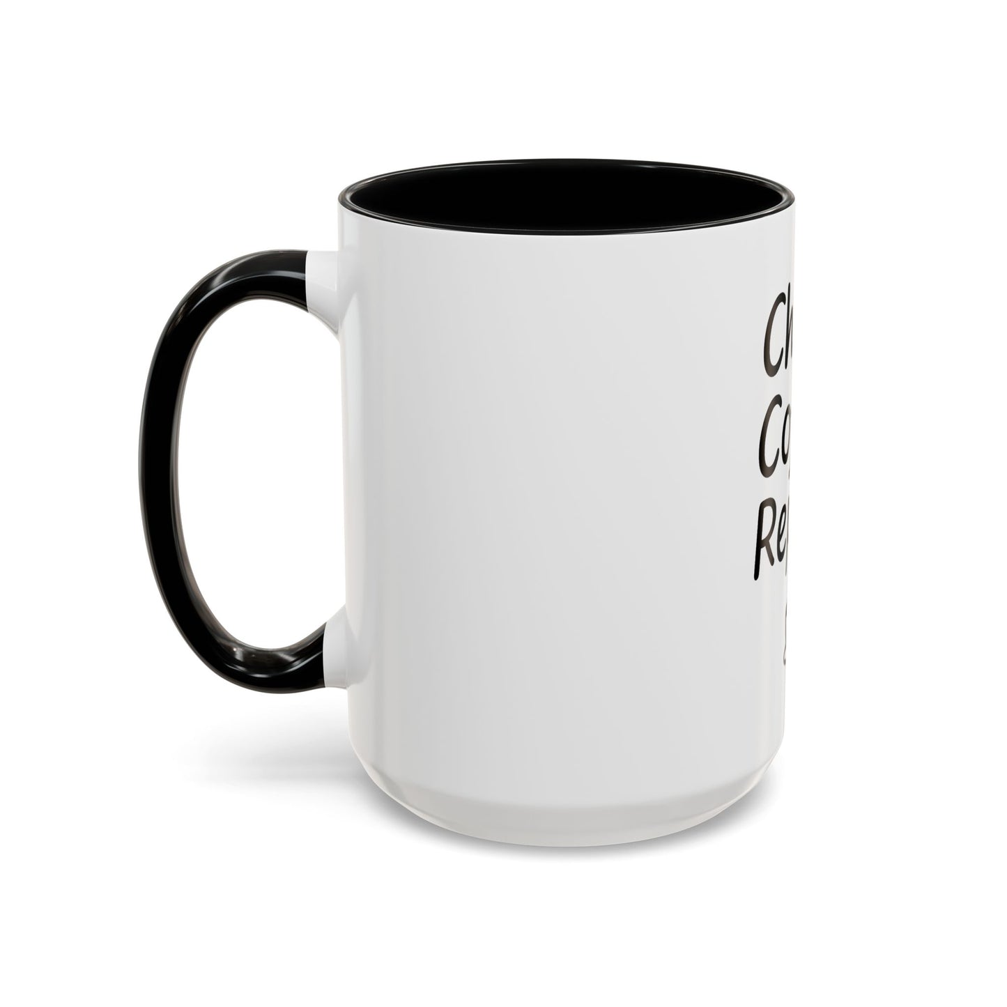 Christ Coffee Repeat Accent Mug | Christian Coffee Cup | 11oz