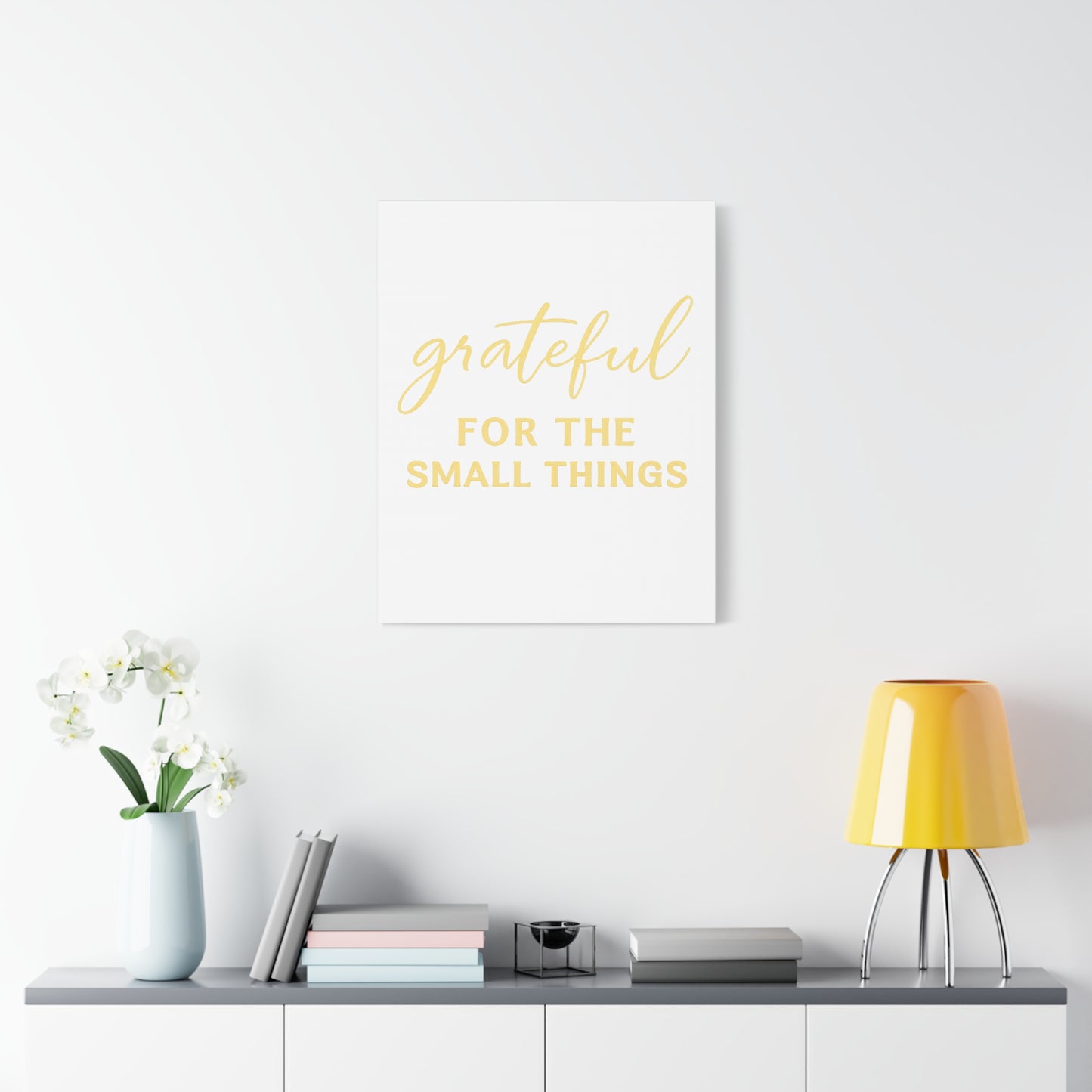 Grateful Wall Art | Inspirational Christian Home Decor - Matte Canvas, Stretched, 1.25"