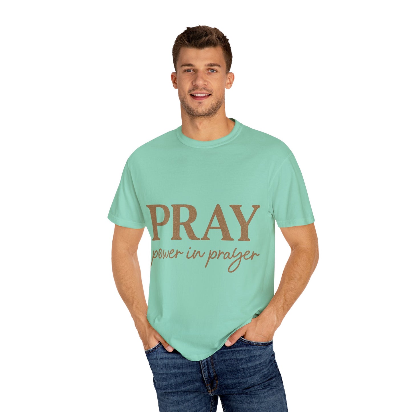 Pray Unisex T-Shirt – Minimal Christian Faith Tee
