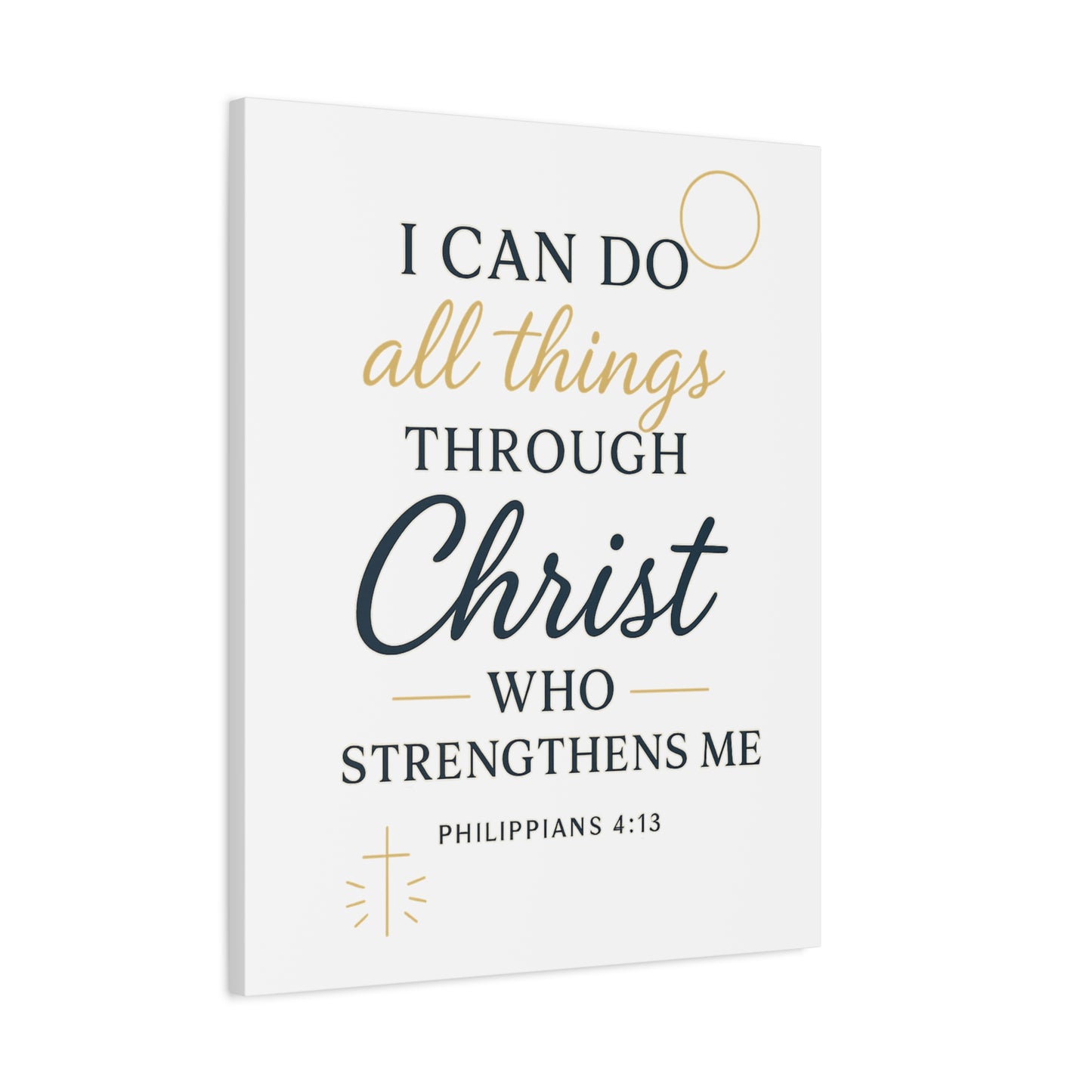 Philippians 4:13 Wall Art | Christian Scripture Home Decor