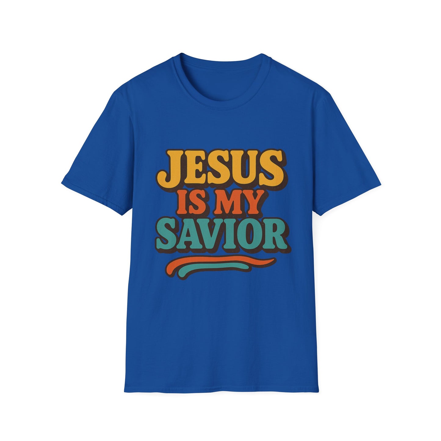 Jesus Is My Saviour Softstyle Christian Tee | Faith T-Shirt for Men & Women.