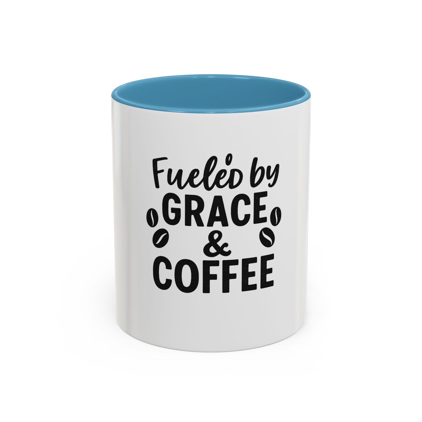 Fueled by Grace & Coffee Mug – Faith & Motivation