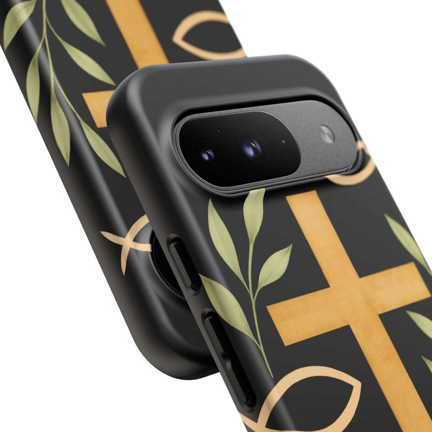 Christian Faith Phone Case with Floral Design