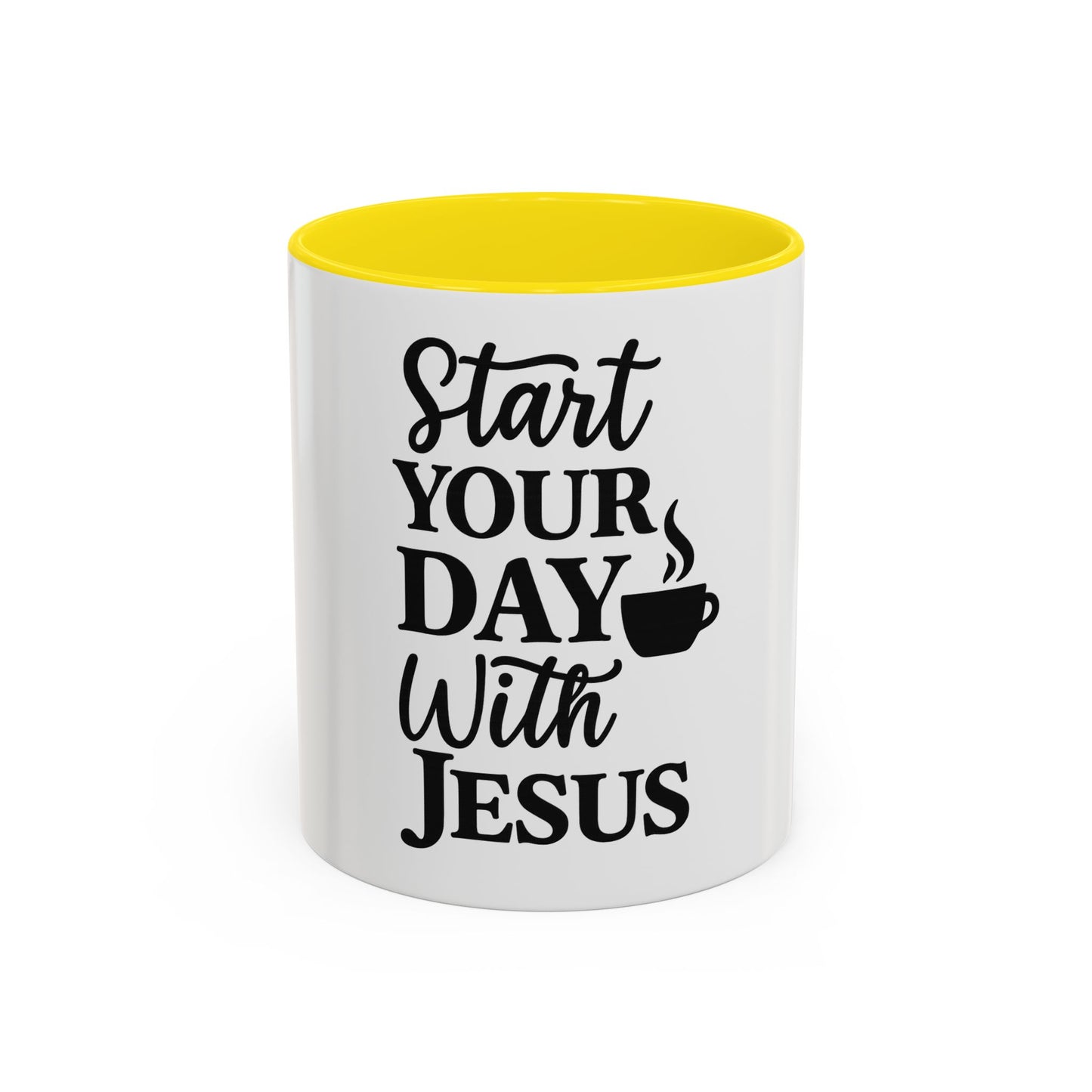 Christian Coffee Mug – Start Your Day with Jesus